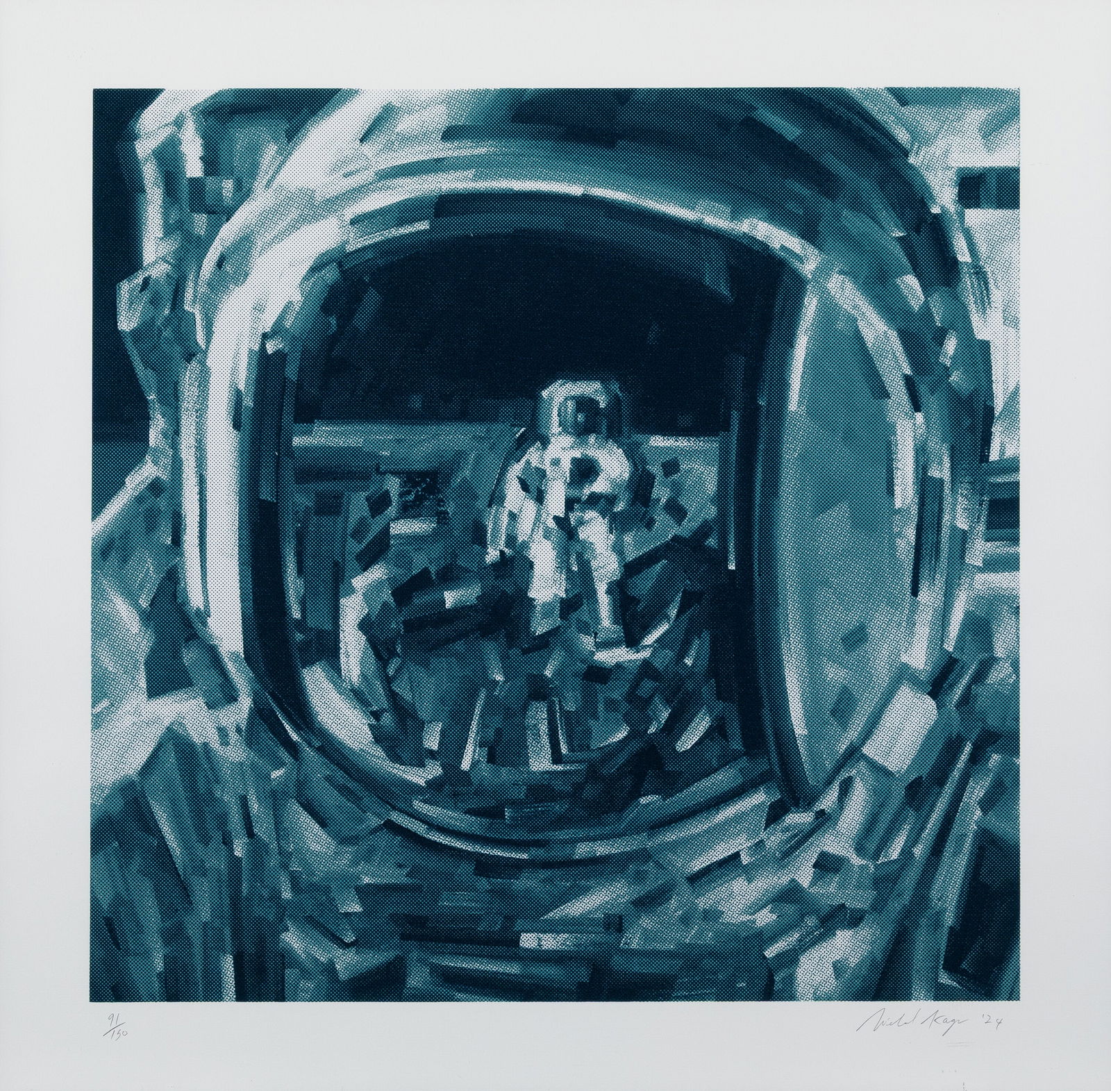 Michael Kagan (b. 1980) Moonwalker, 2024 Screenp (1 of 1)