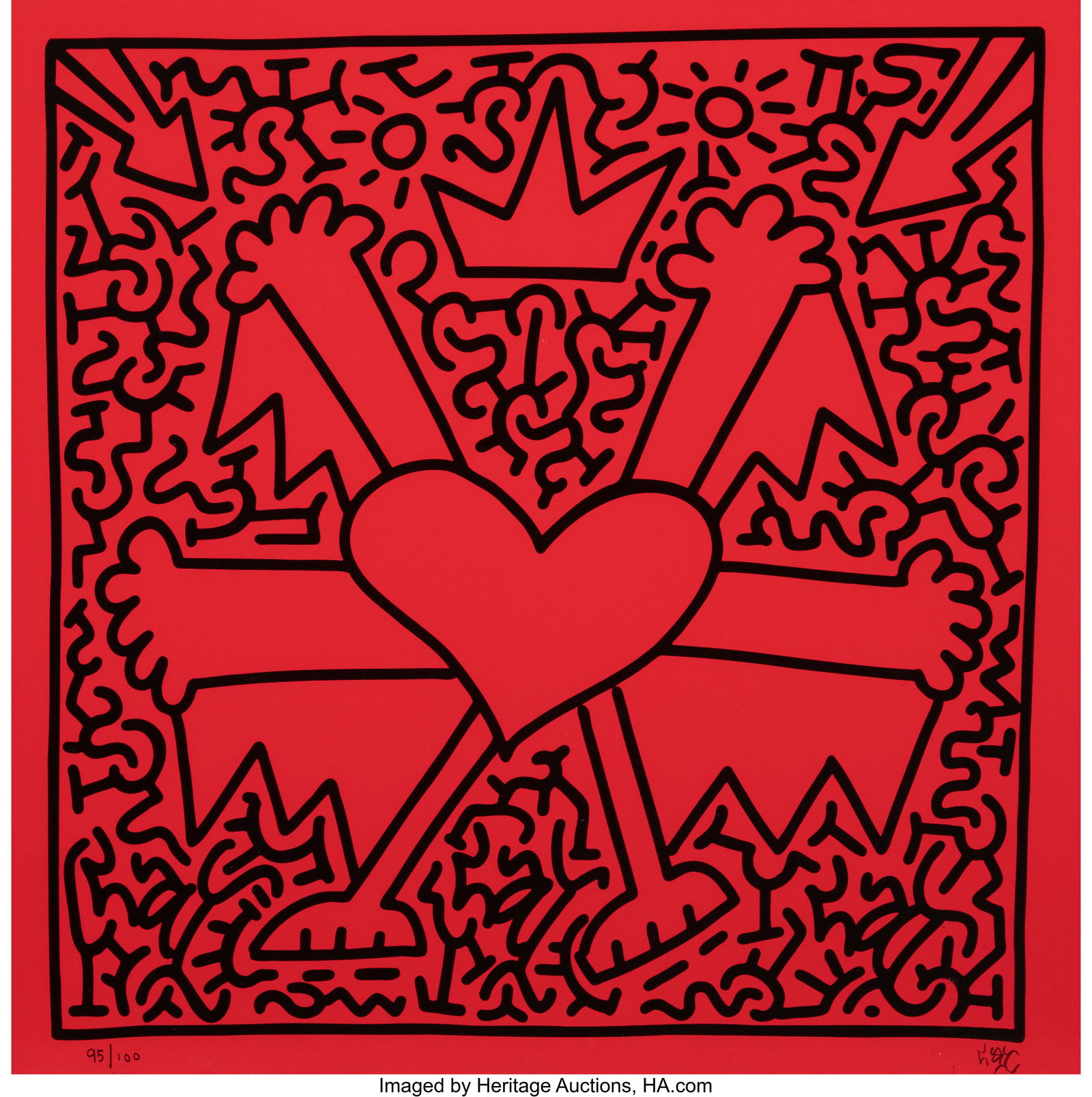 LA II (b. 1967) Roger #2, 2024 Screenprint in co (1 of 1)