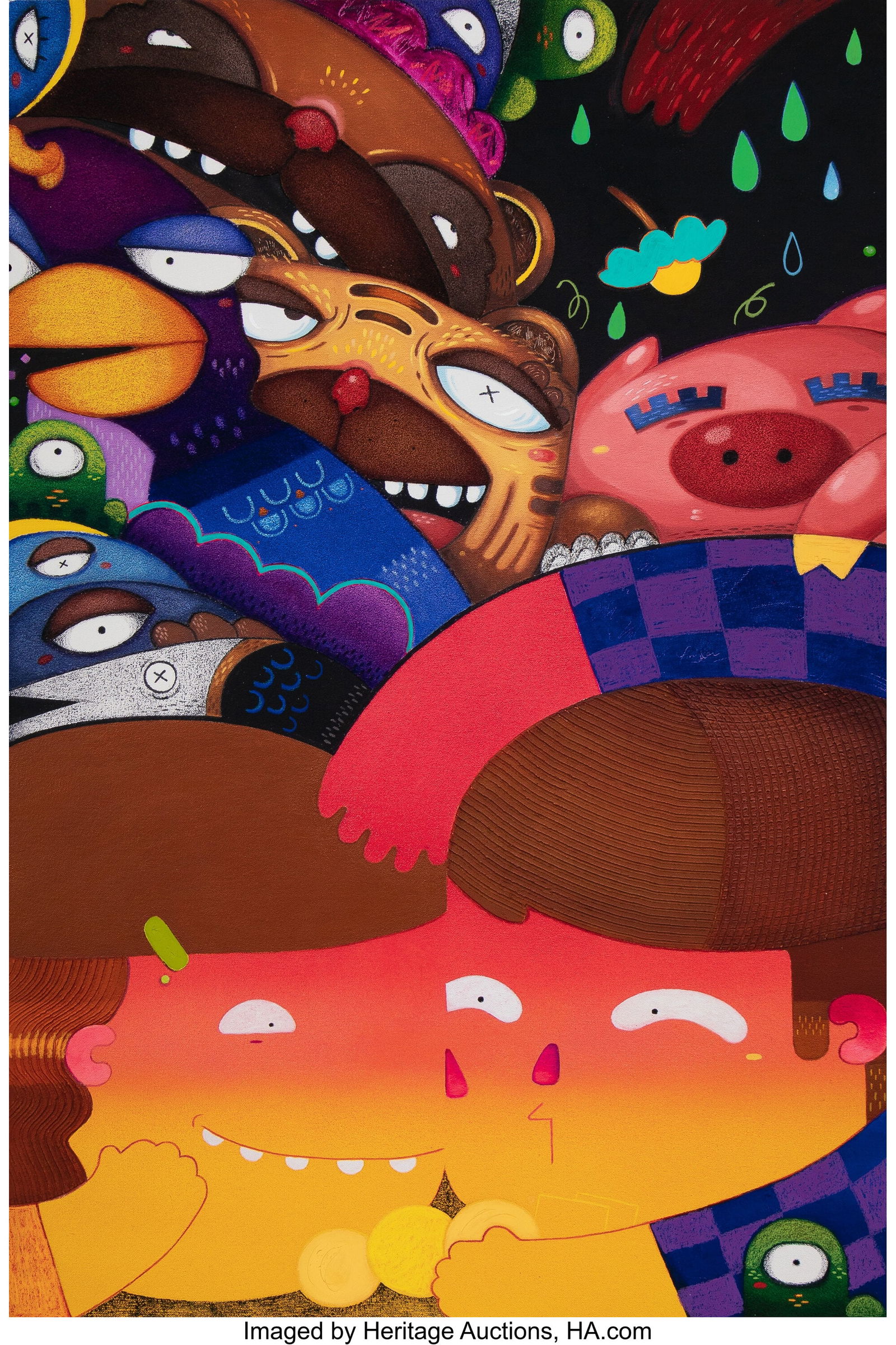 Young Lee (20th Century) Black Sky, 2021 Archiva (1 of 2)