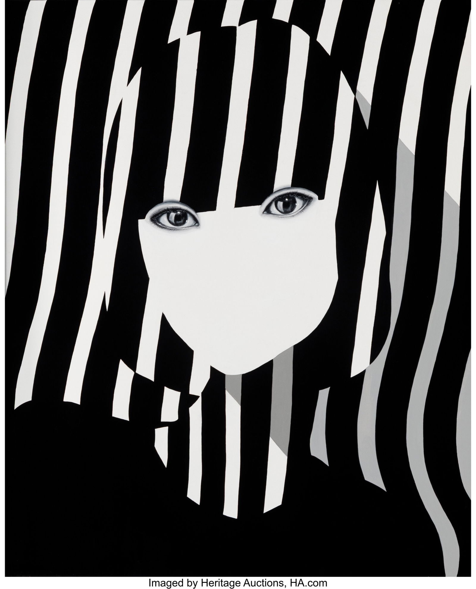 Shigeki Matsuyama (21st Century) Portrait of daz: Shigeki Matsuyama (21st Century) Portrait of dazzle #145, 2022 Acrylic on canvas 31-1/2 x 25-1/2 inches (80.0 x 64.8 cm) Signed, titled,