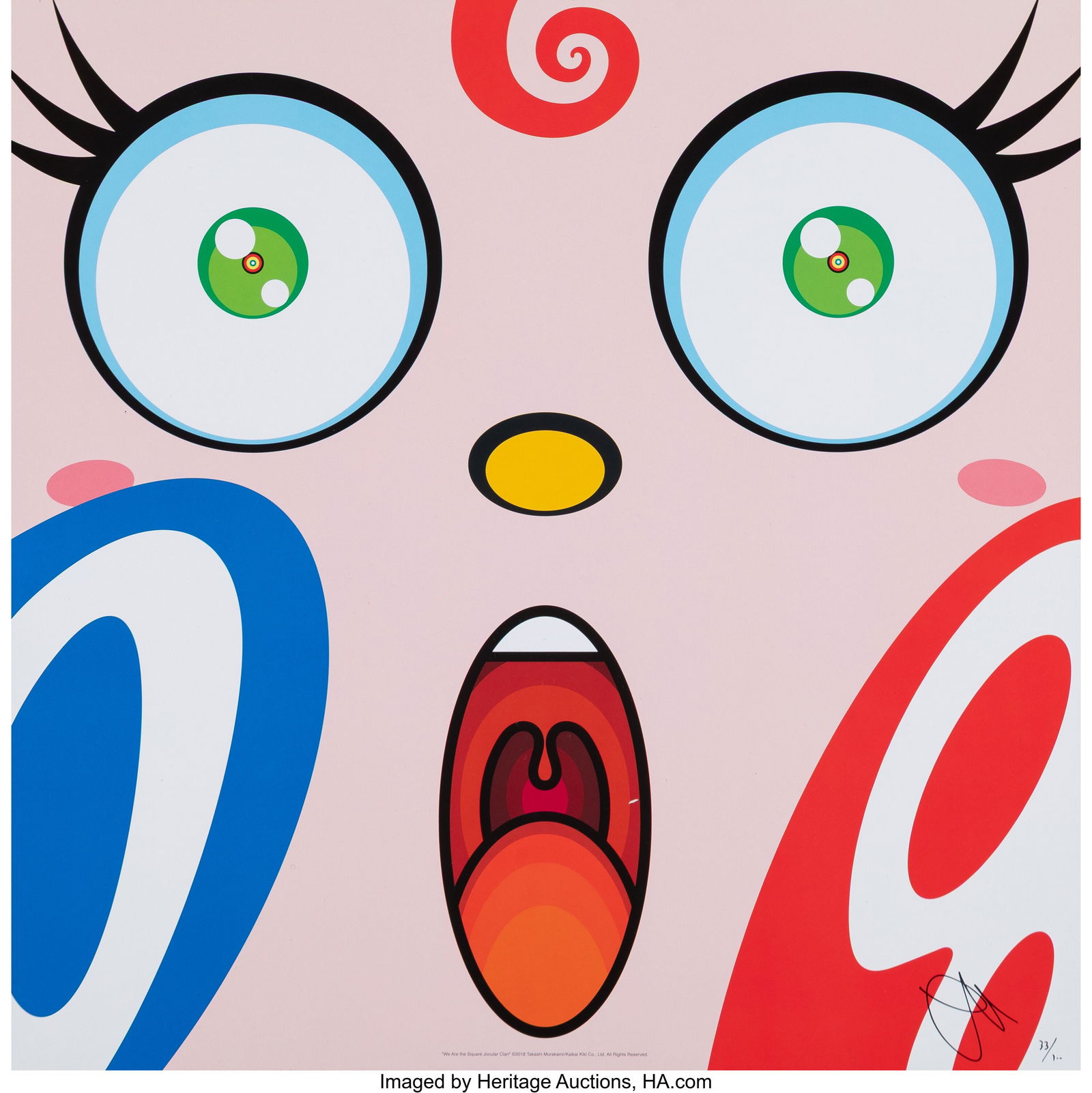 Takashi Murakami (b. 1962) We are the Square Joc (1 of 1)