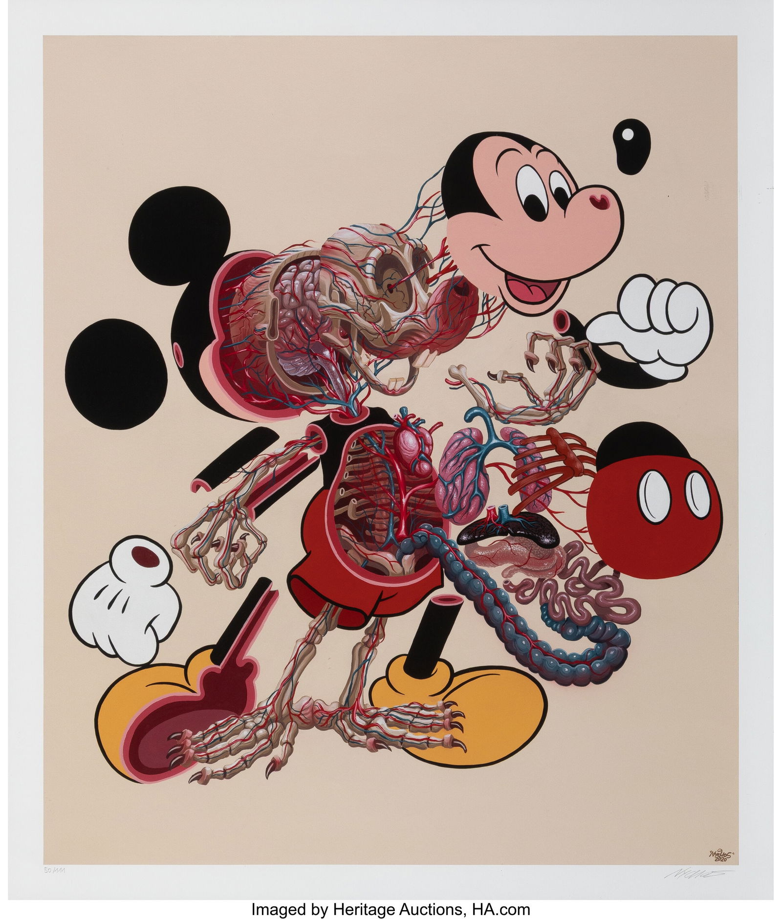 Nychos (b. 1982) Dissection Of Mickey Mouse, 202 (1 of 1)