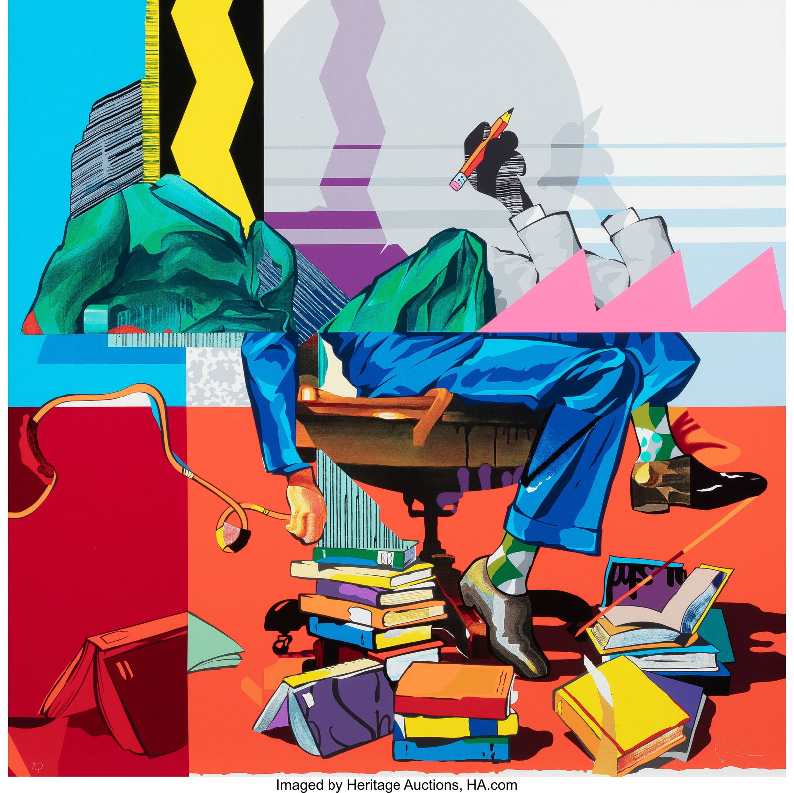 POSE (Jordan Nickel) (b. 1980) Study, 2024 Scree (1 of 1)