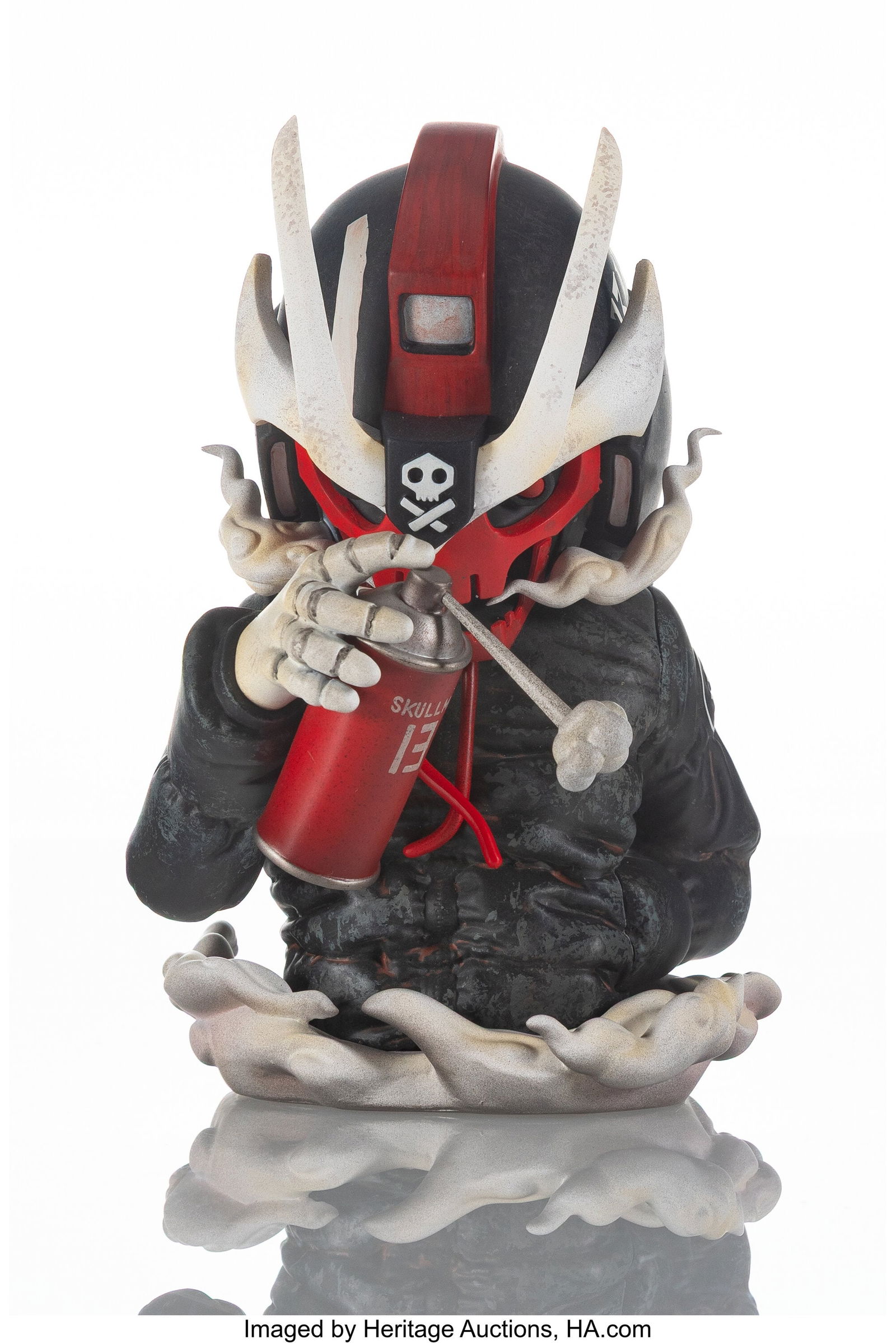 Quiccs X Skullman Shadows Ravager, 2019 Painted: Quiccs X Skullman Shadows Ravager, 2019 Painted cast vinyl 7-5/8 x 5 x 6-1/2 inches (19.4 x 12.7 x 16.5 cm) Signed and dated by artist to the side of the h