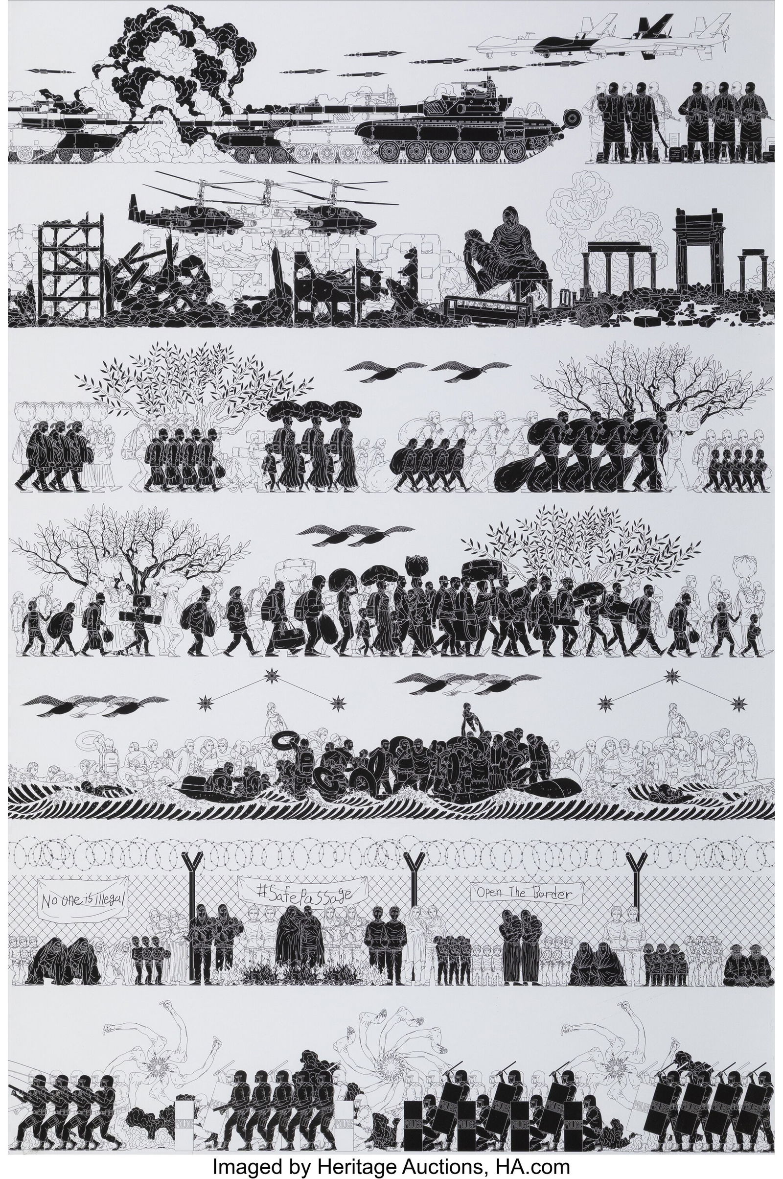 Ai Weiwei (b. 1957) Odyssey, 2017 Offset lithogr (1 of 1)