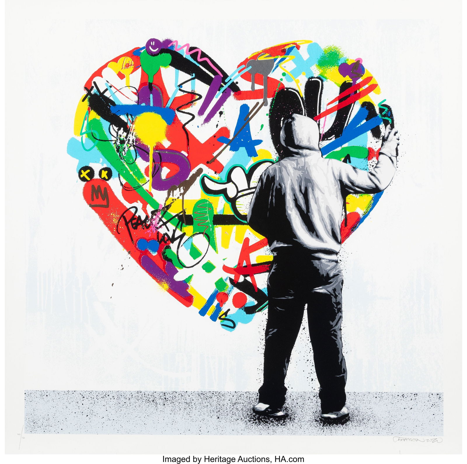 Martin Whatson (b. 1984) Paint Love, 2020 Screen (1 of 1)