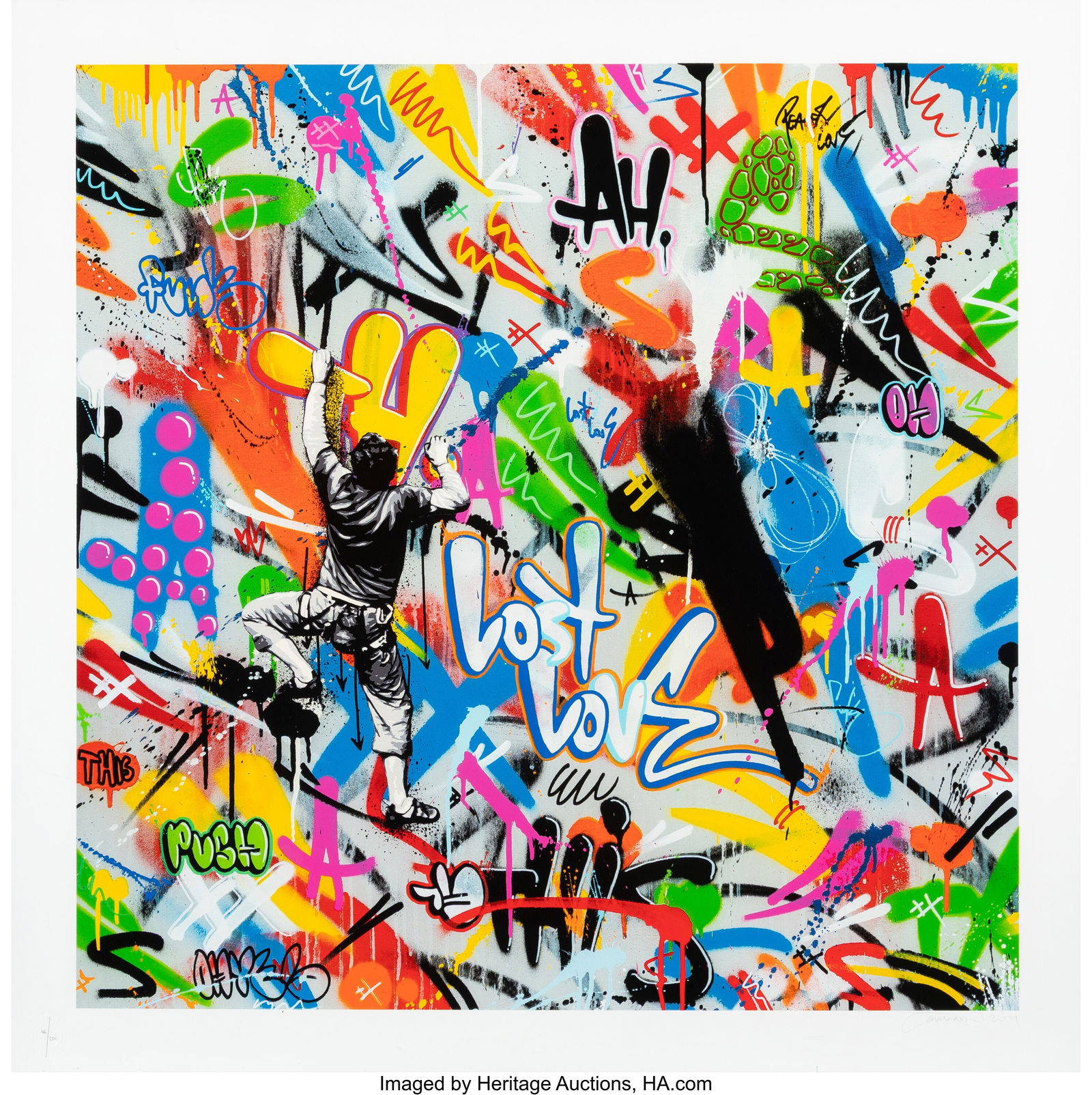 Martin Whatson (b. 1984) Rock Climber, 2021 Gicl (1 of 1)