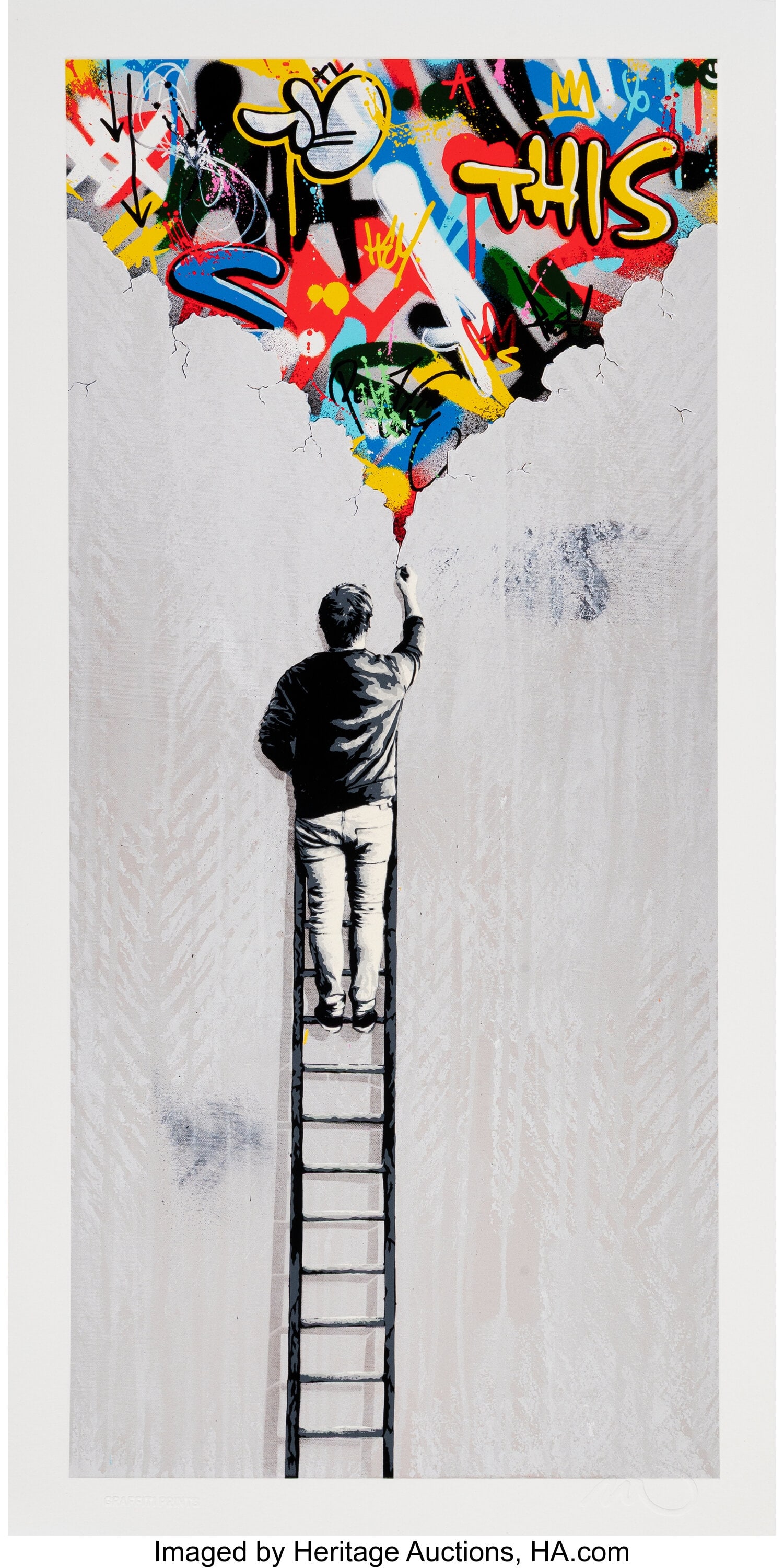 Martin Whatson (b. 1984) The Crack, 2021 Giclée (1 of 1)