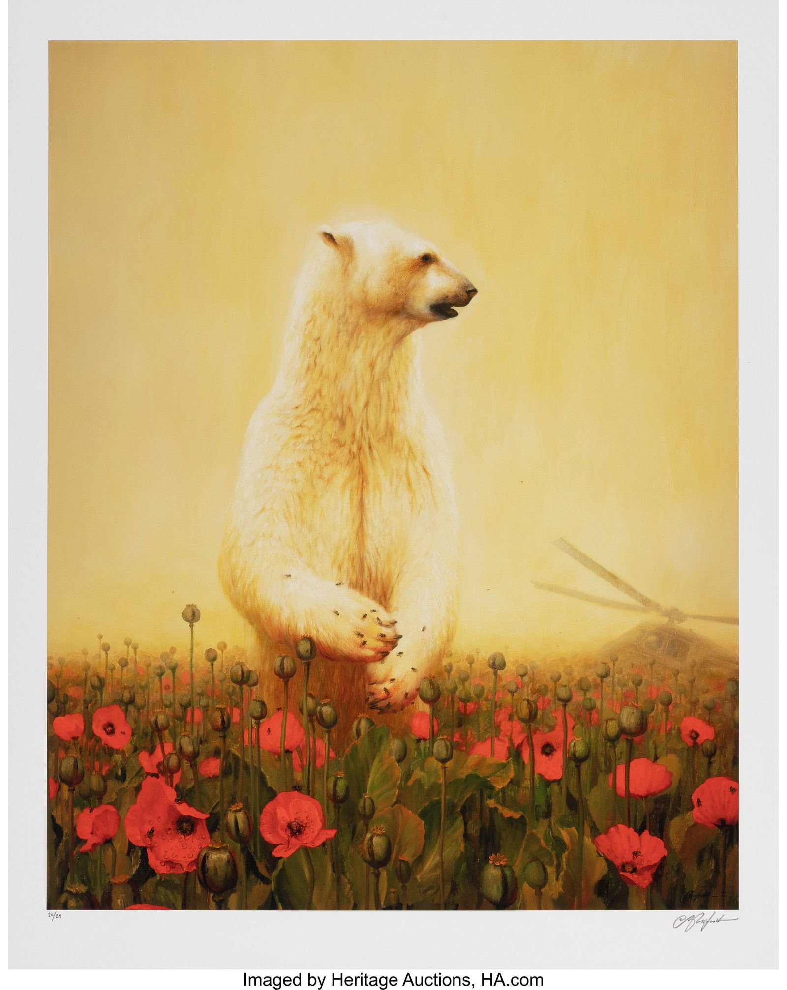 Martin Wittfooth (b. 1981) Harvest, 2012 Giclée: Martin Wittfooth (b. 1981) Harvest, 2012 Giclée print in colors on wove paper 25 x 20 inches (63.5 x 50.8 cm) (sheet) Ed. 20/