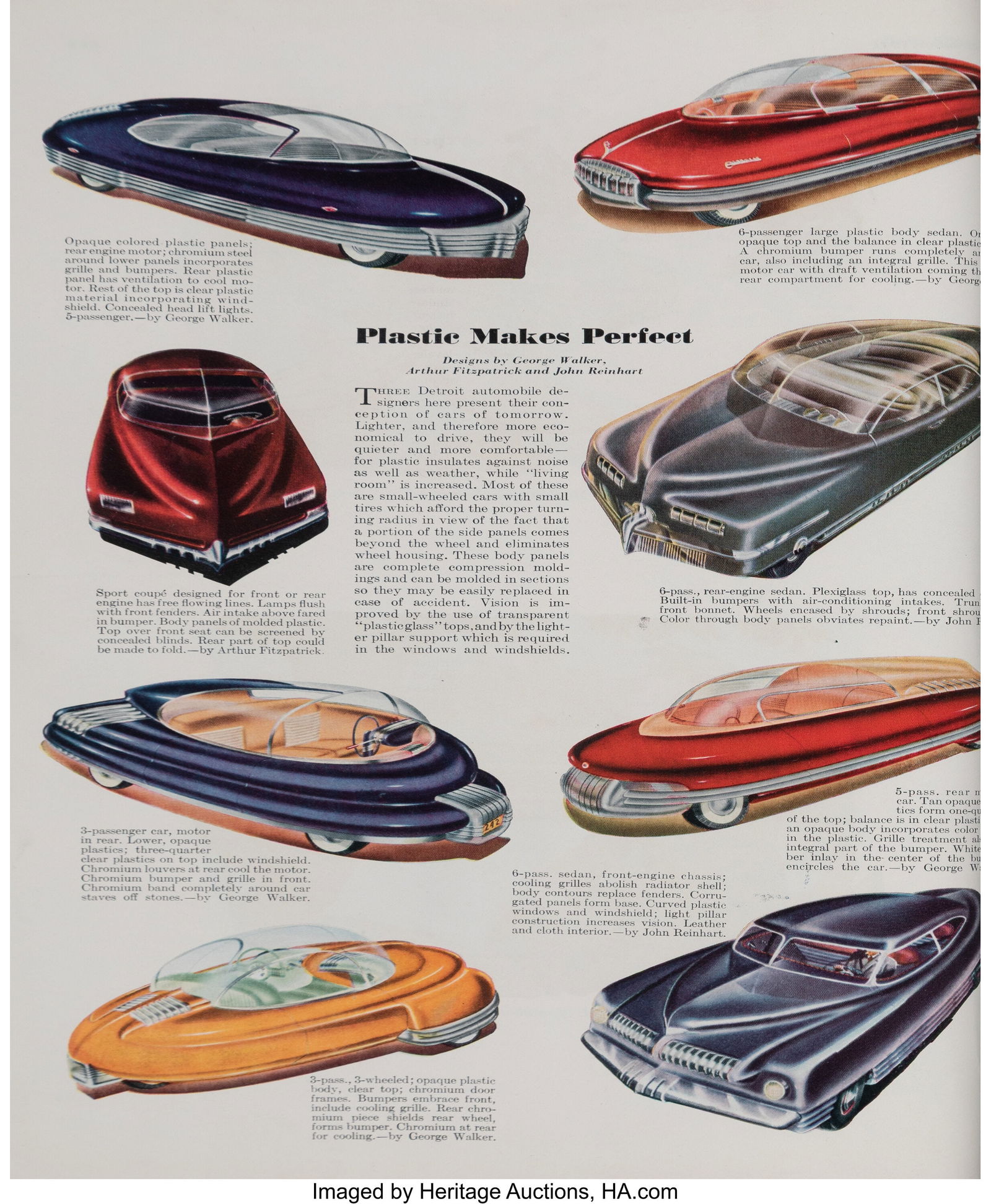 John Reinhart (American, 1916-1986) Group of Car (1 of 10)