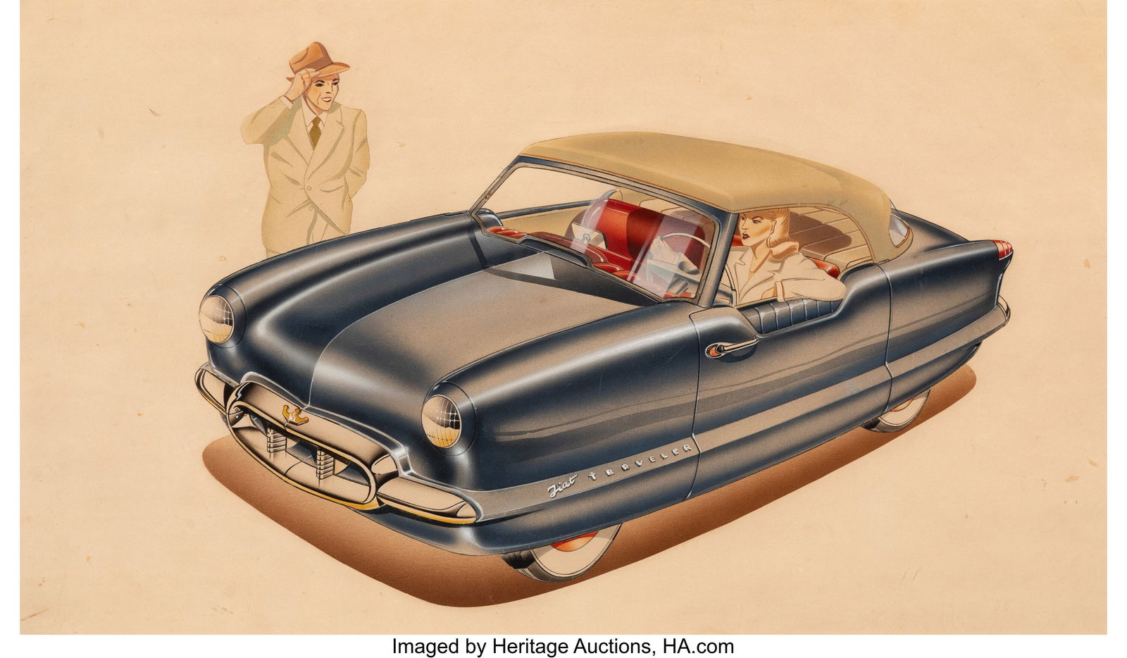 William "Bill" Flajole (American, 1915-1999) Fia (1 of 3)