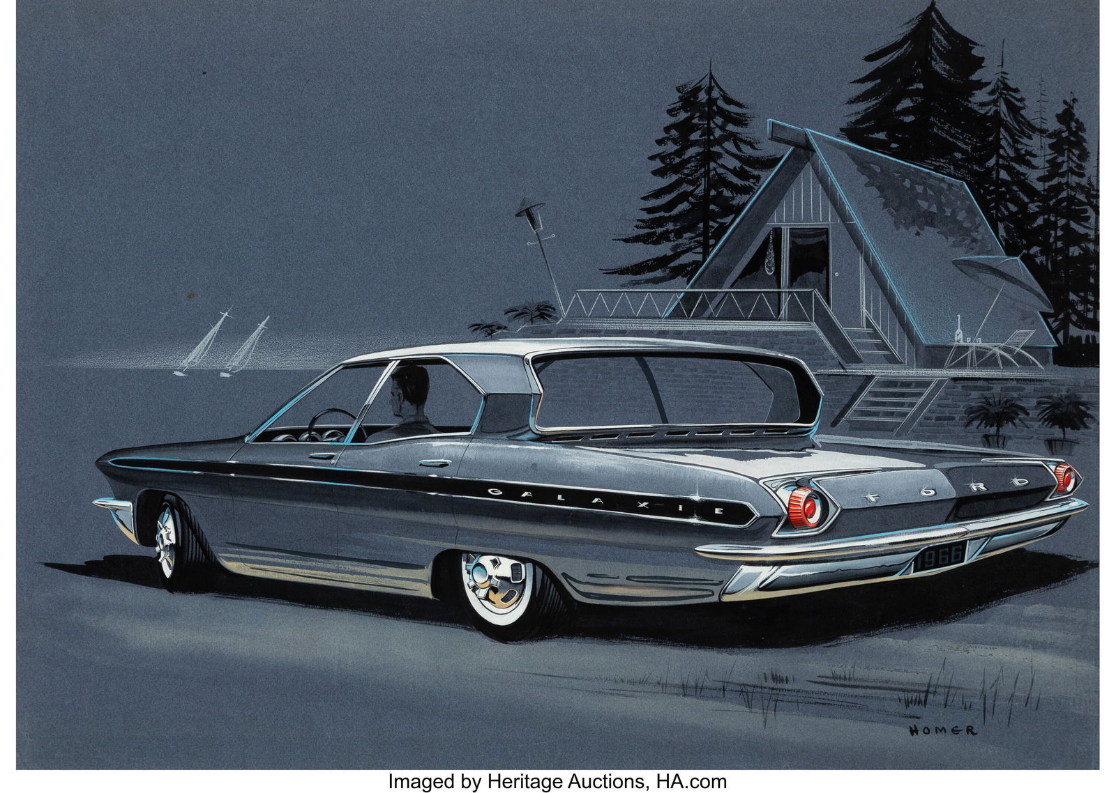 Homer LaGassey (American, 20th Century) Galaxie (1 of 2)