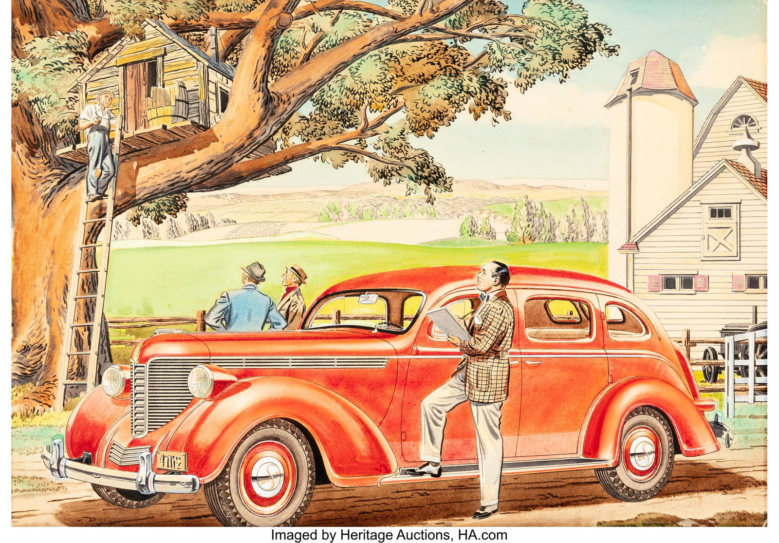 American Artist (20th Century) Mr. Ripley, Chrys (1 of 4)