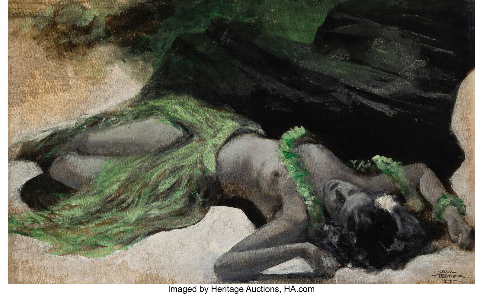 Saul Tepper (American, 1899-1987) Island Mishap, (1 of 3)