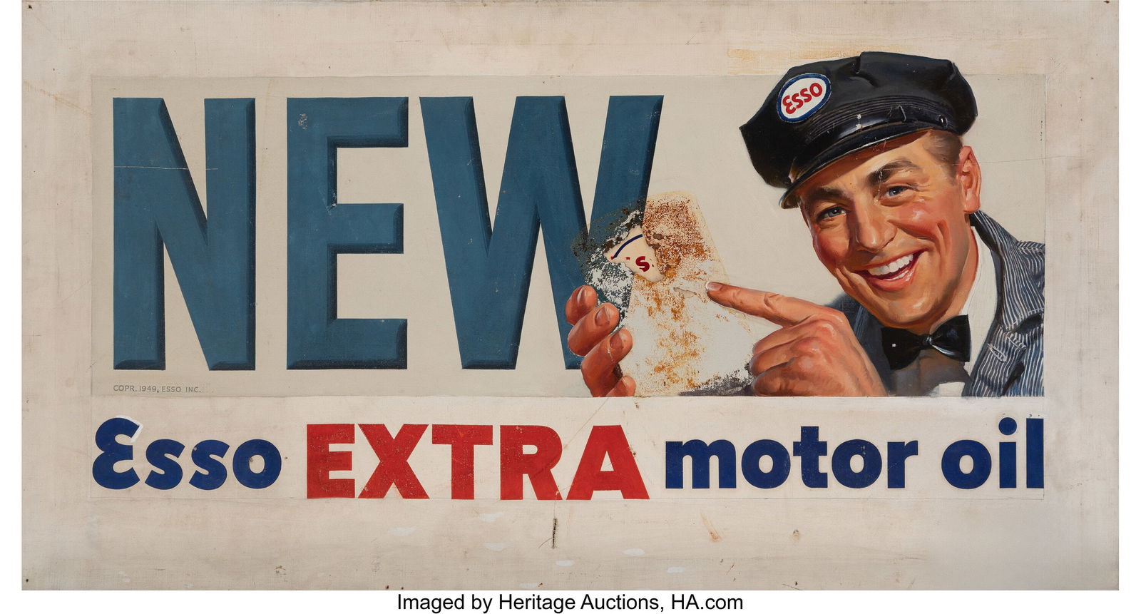 American Artist (20th Century) Esso Extra Motor (1 of 3)