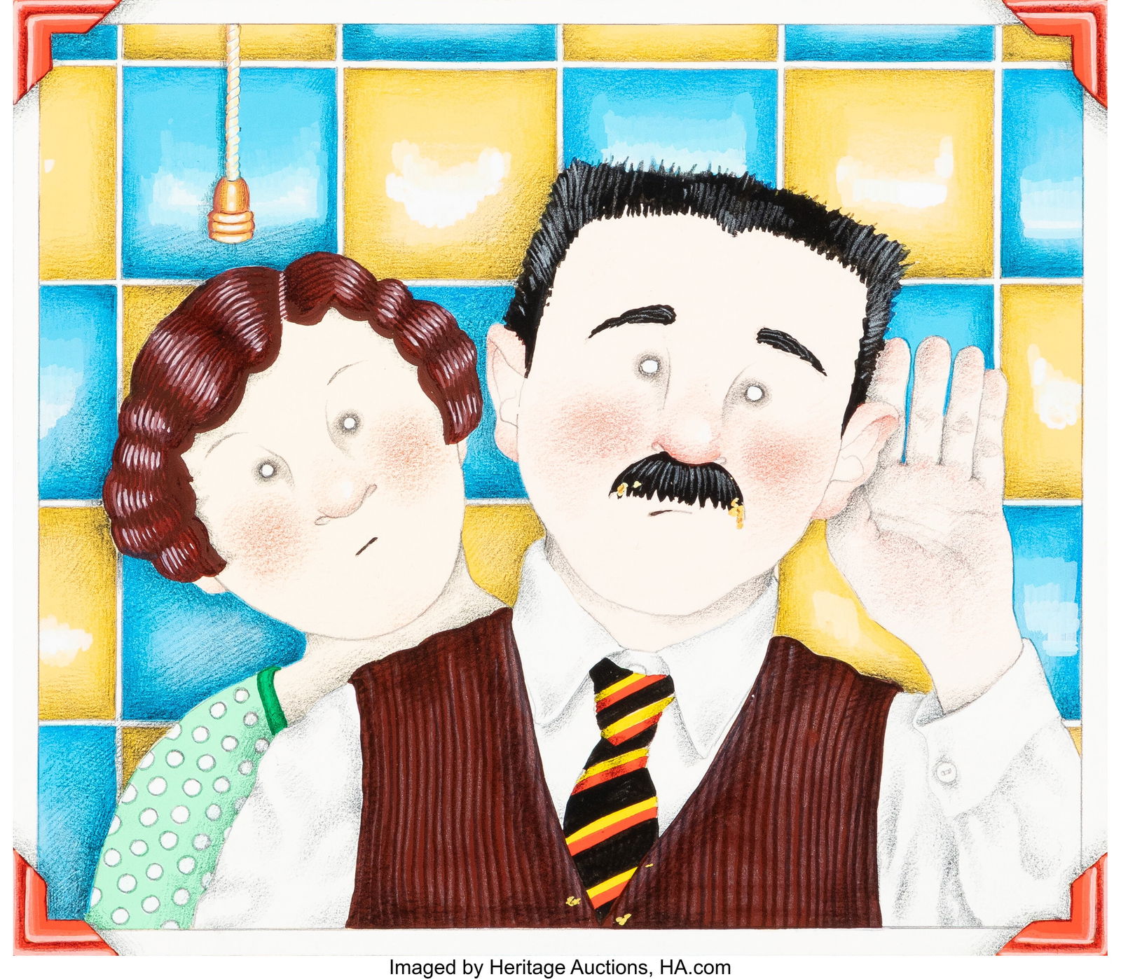 Raymond Briggs (British, 1934-2022) Group of Chi: Raymond Briggs (British, 1934-2022) Group of Children's book interiors (three works) Mixed media on paper 8-1/2 x 9-1/2 inches (21.6 x 24.1 cm&rpar