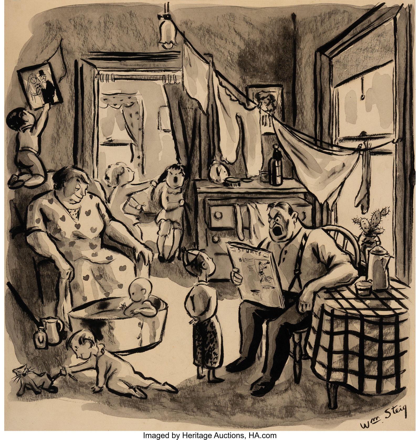 William Steig (American, 1907-2003) Don't Bother (1 of 3)