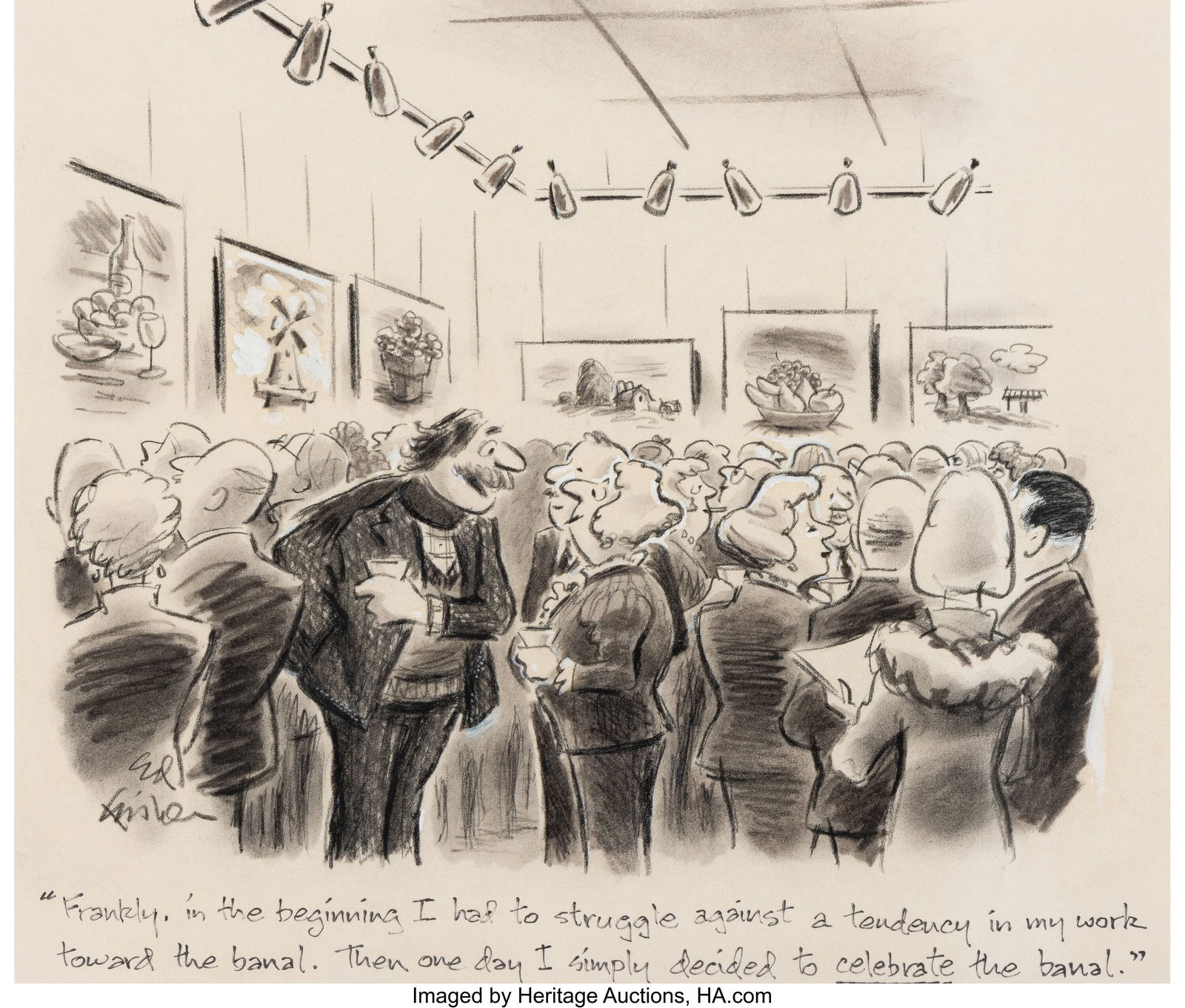 Ed Fisher (American, 1926-2013) Celebrate the Ba (1 of 2)