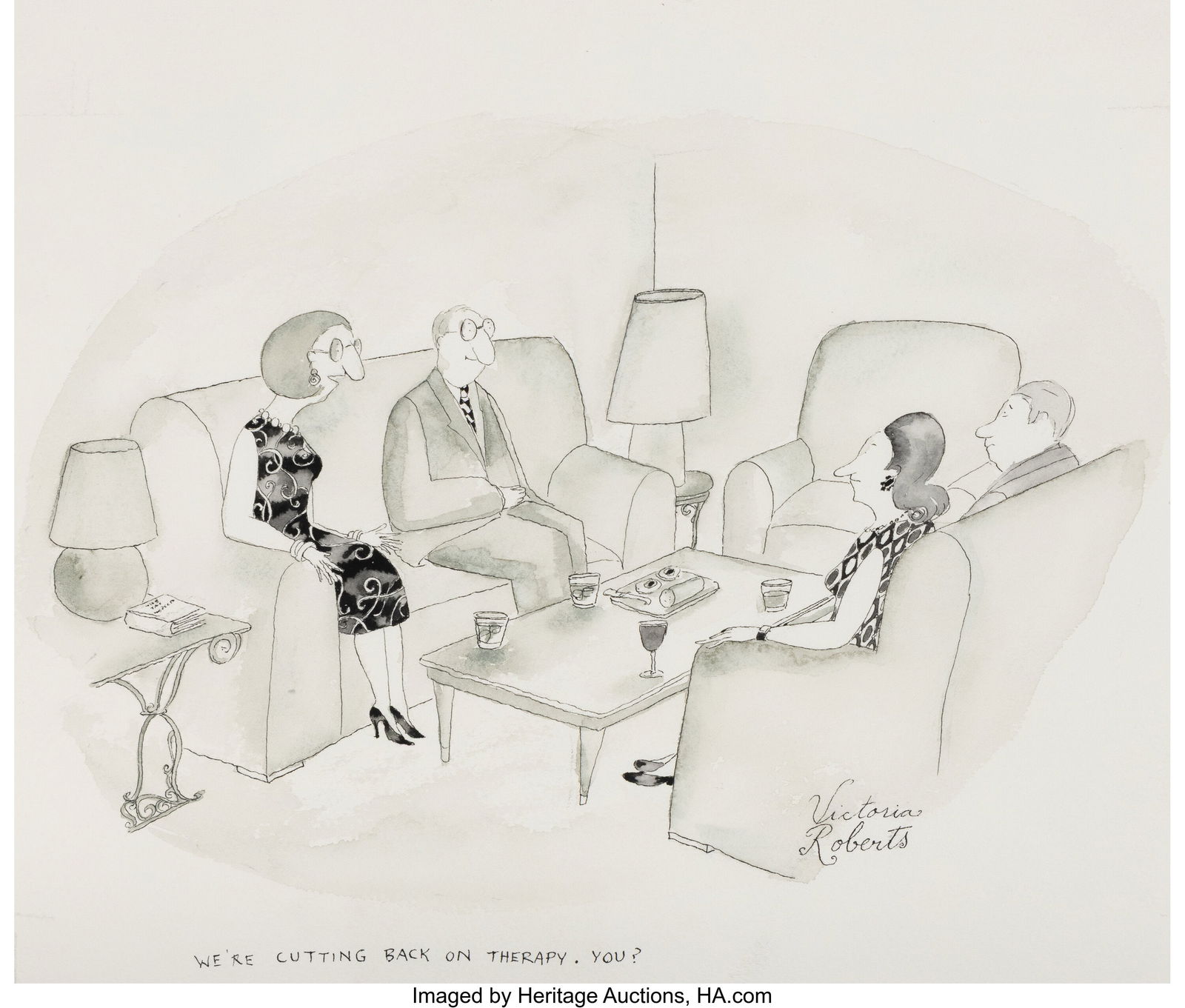 Victoria Roberts (American, b. 1957) We're Cutti (1 of 4)