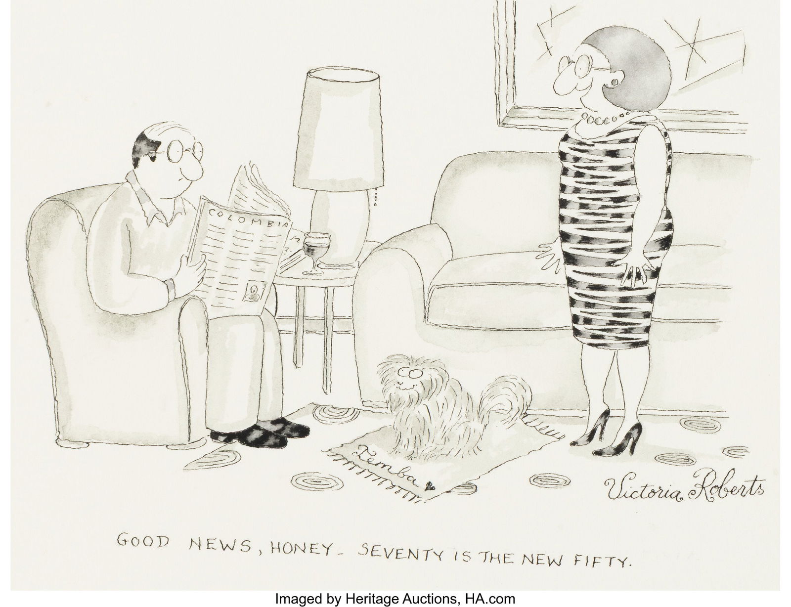 Victoria Roberts (American, b. 1957) New Fifty, (1 of 2)