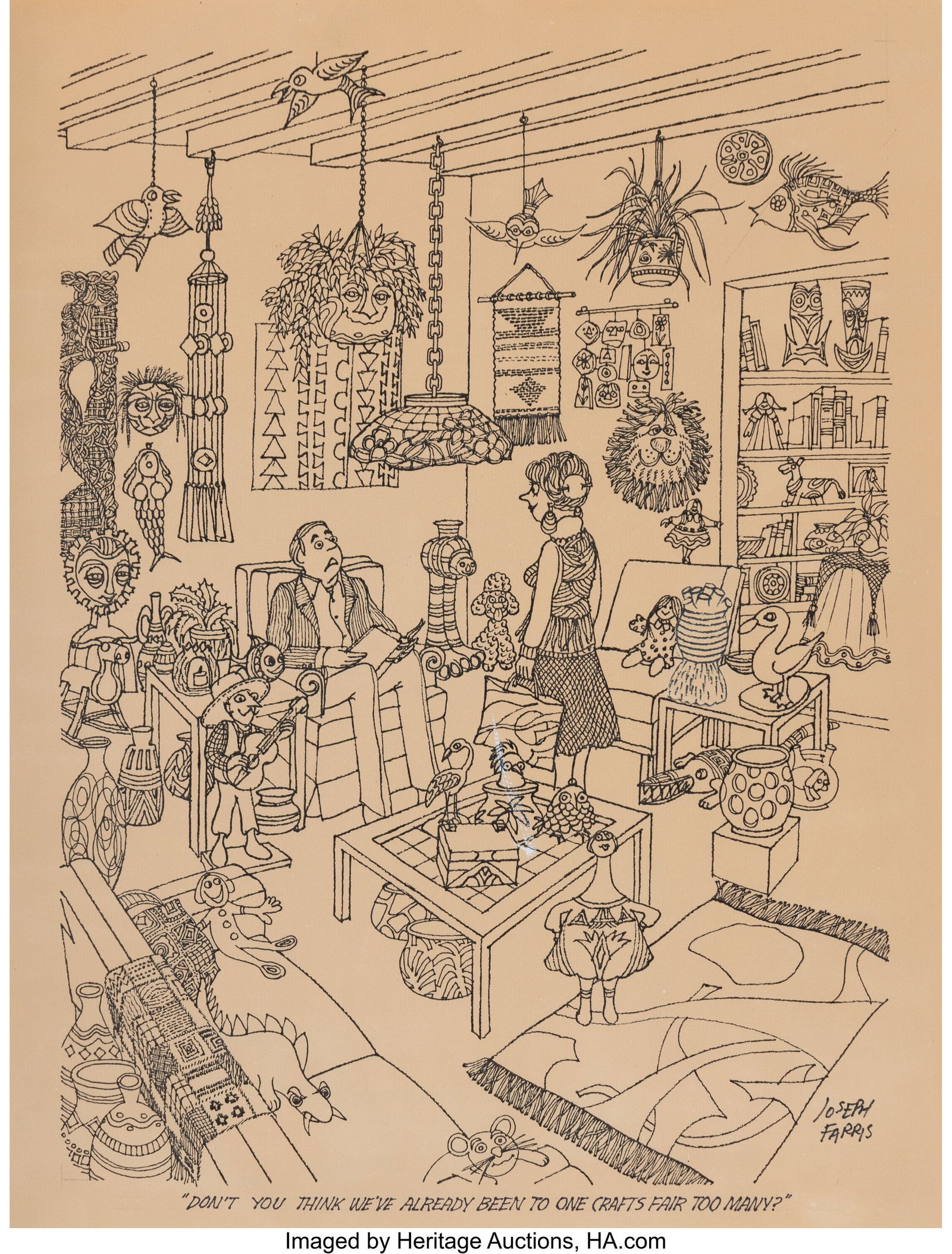 Joseph Farris (American, 1924-2014) One Crafts F (1 of 2)