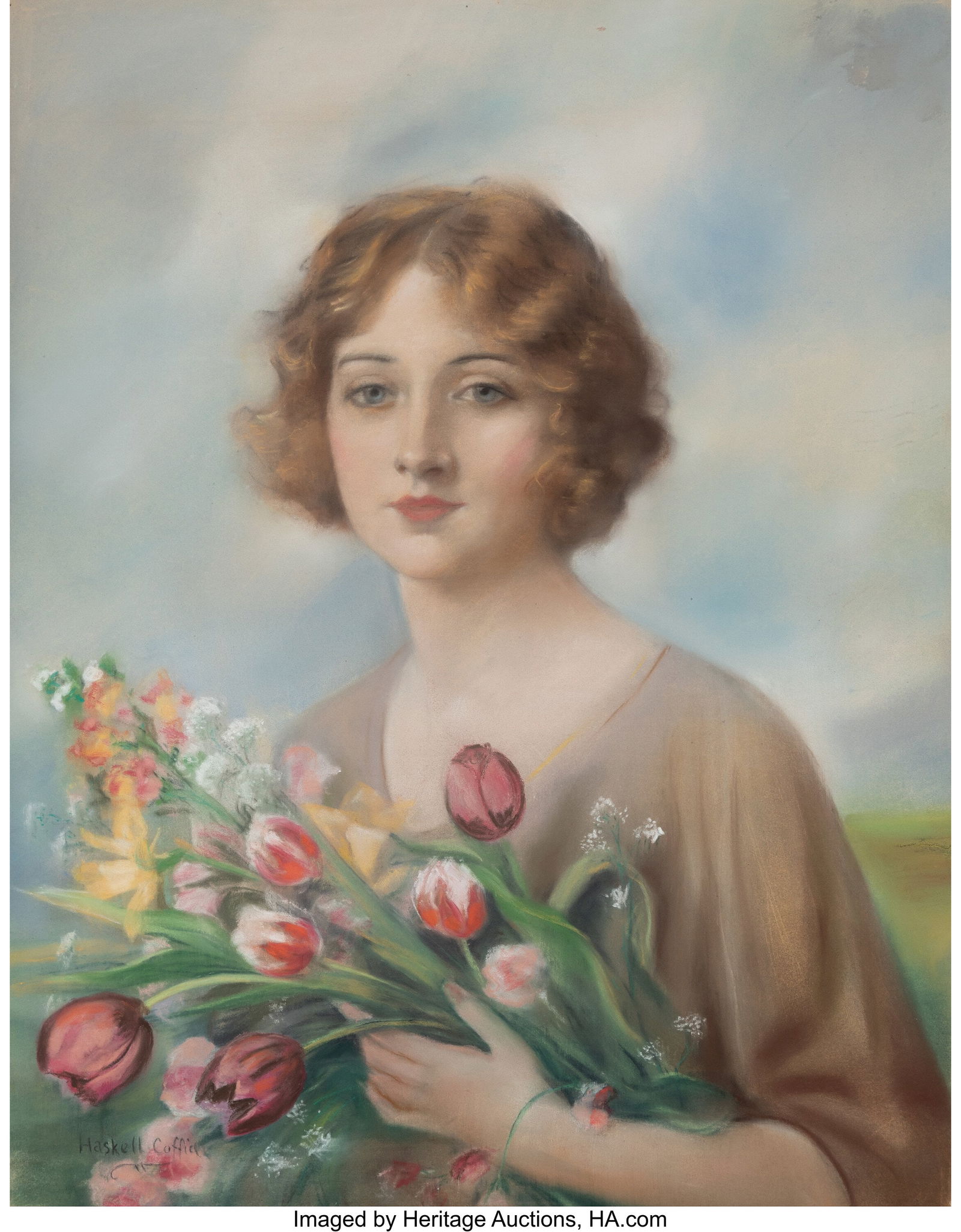 Haskell Coffin (American, 20th Century) Floral B (1 of 3)