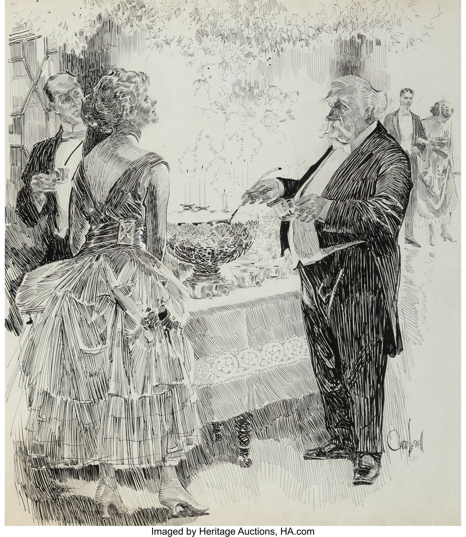 Orson Byron Lowell (American, 1871-1956) Pleasan (1 of 3)