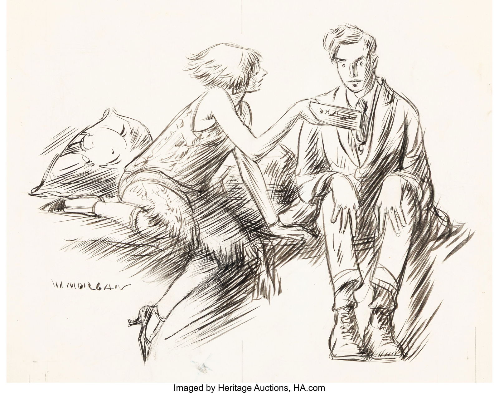 Wallace Morgan (American, 1873-1948) Sonnets of (1 of 3)