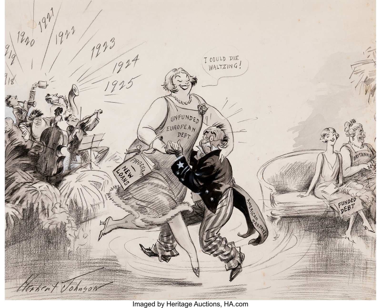 Herbert Johnson (American, 1878-1946) Unfunded D (1 of 3)