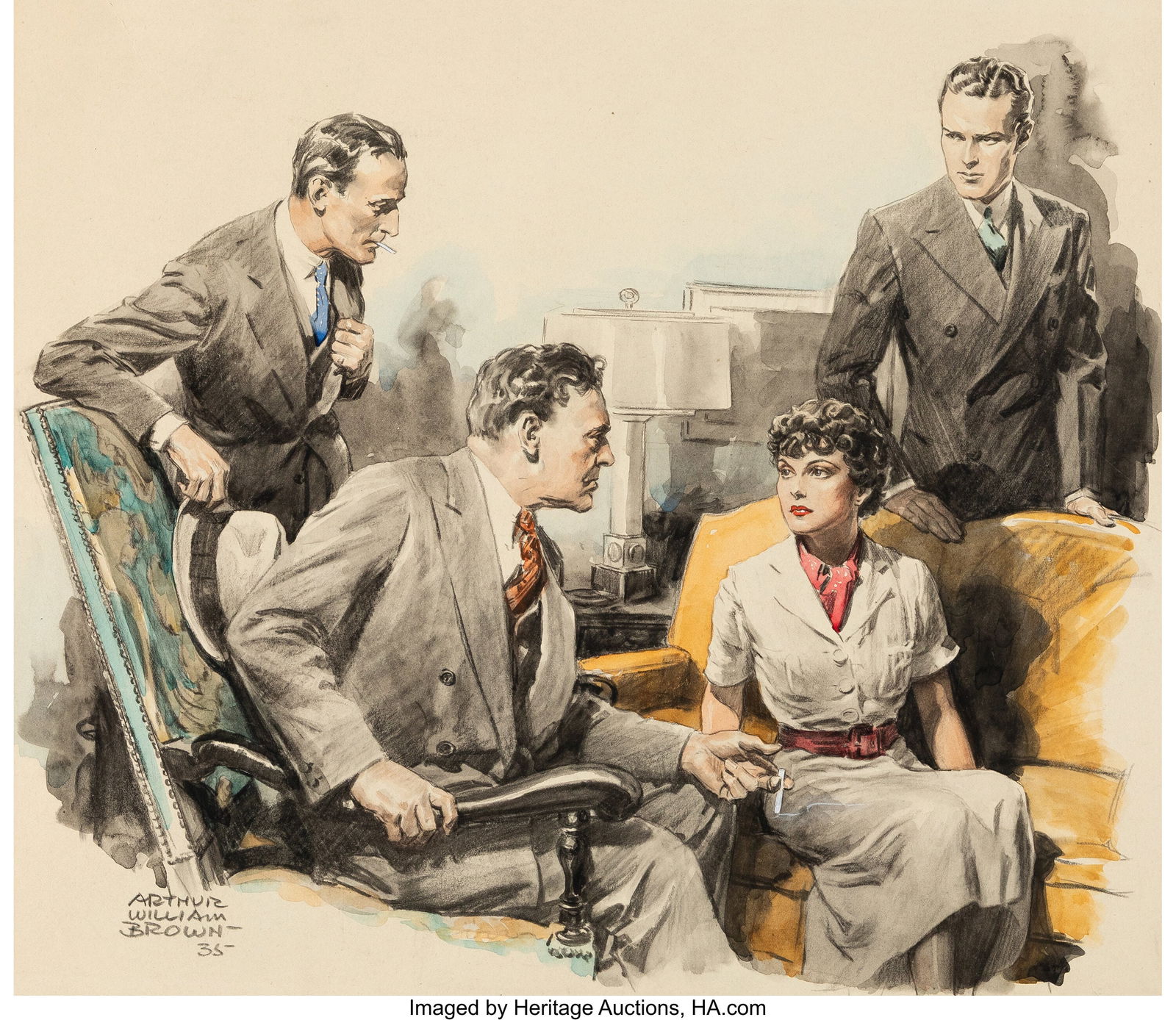 Arthur William Brown (American, 1881-1966) Roxan (1 of 3)