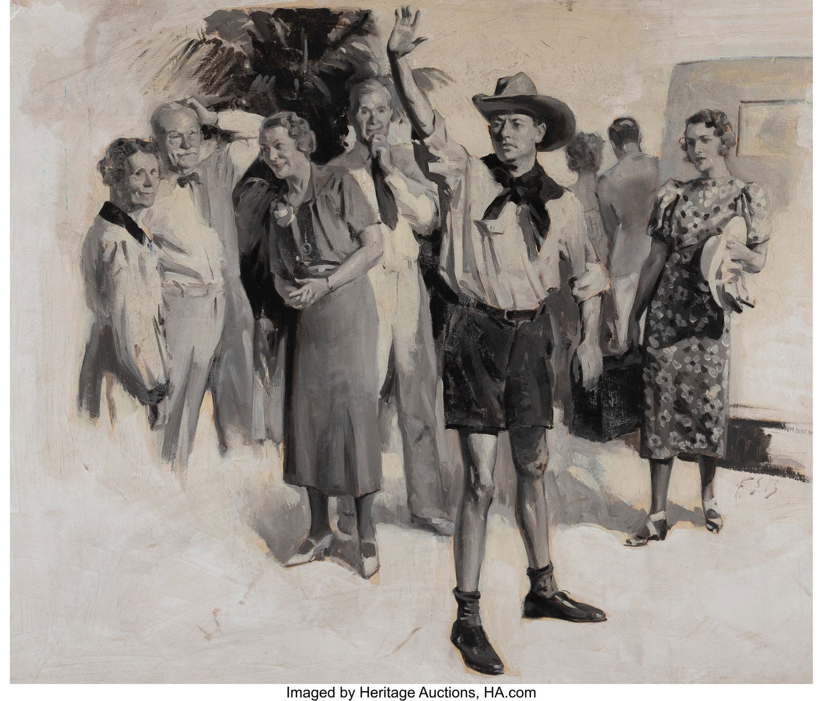 Frederick Sands Brunner (American, 1886-1954) Py (1 of 3)