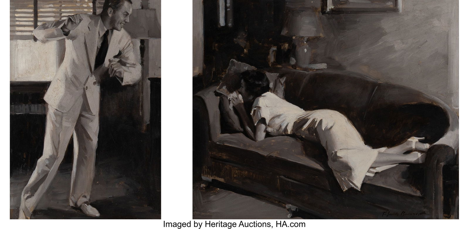 Frederick Sands Brunner (American, 1886-1954) Sa (1 of 3)