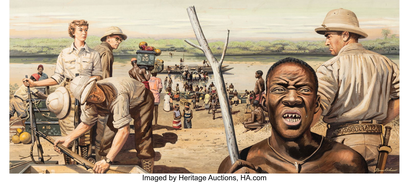 Stevan Dohanos (American, 1907-1994) Cowards Com (1 of 2)