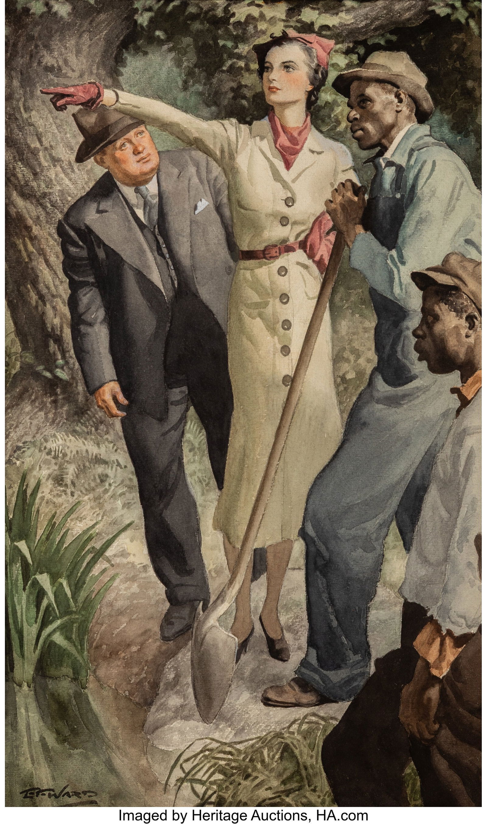 Edmund F. Ward (American, 1892-1990) Expatriate (1 of 2)