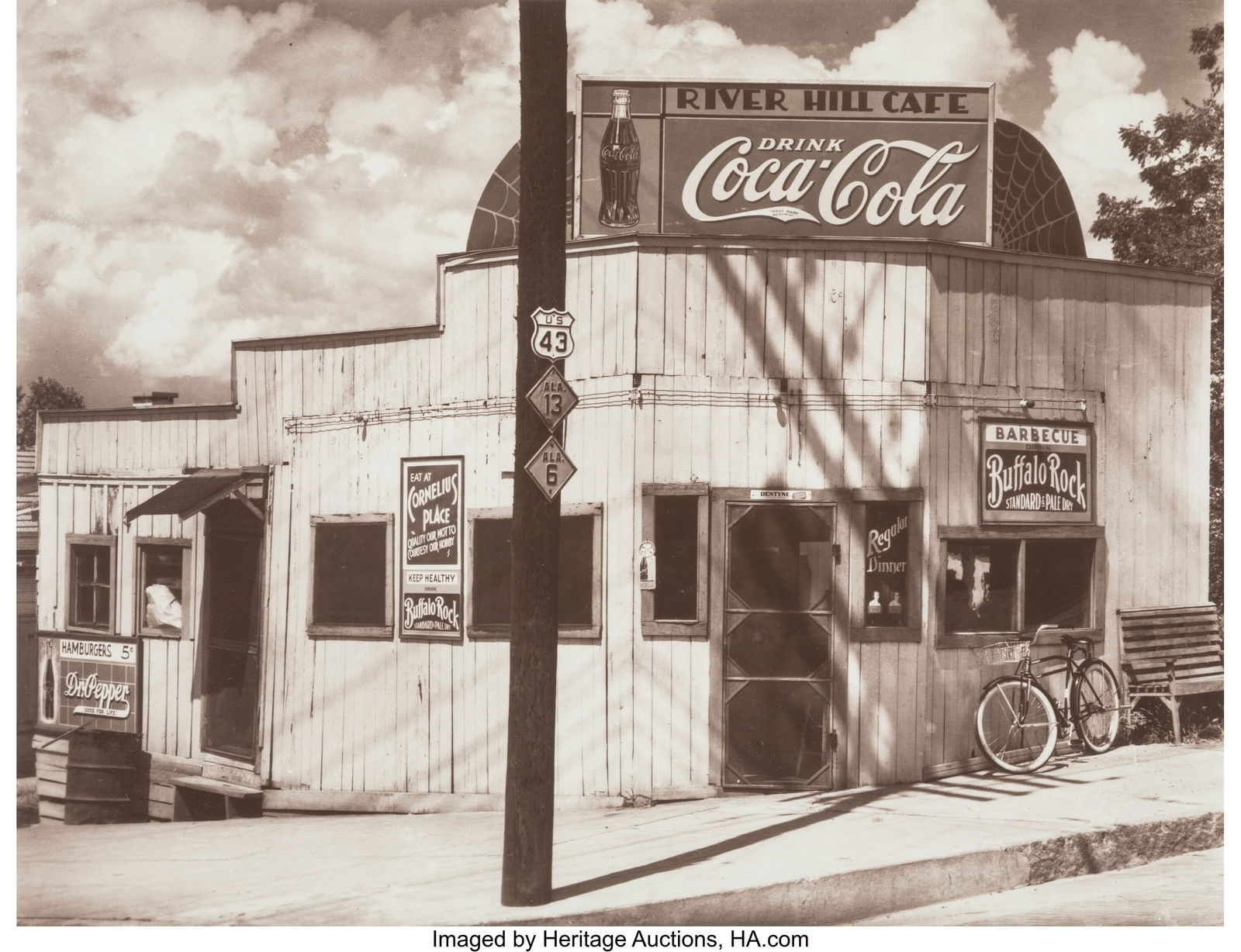 Walker Evans (American, 1903-1975) River Hill Ca (1 of 2)
