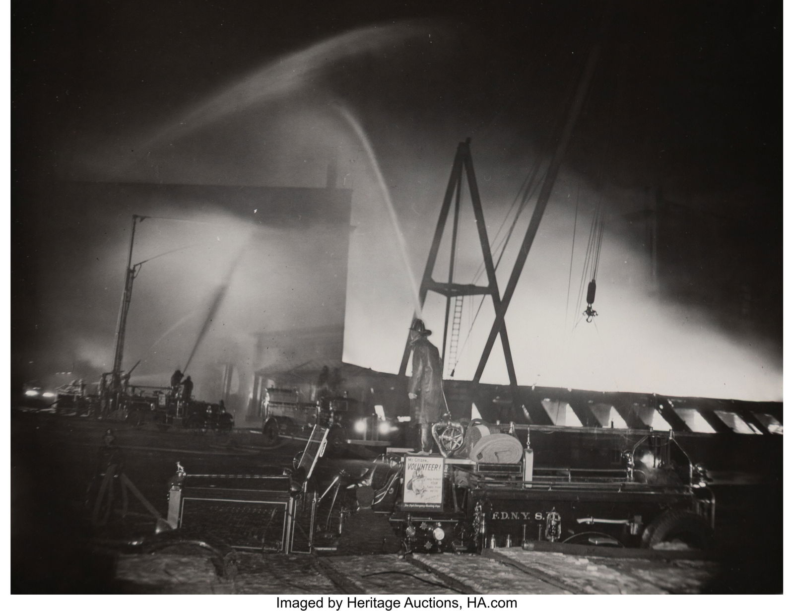 Weegee (American, 1899-1968) Firefighter, 1942 G (1 of 3)