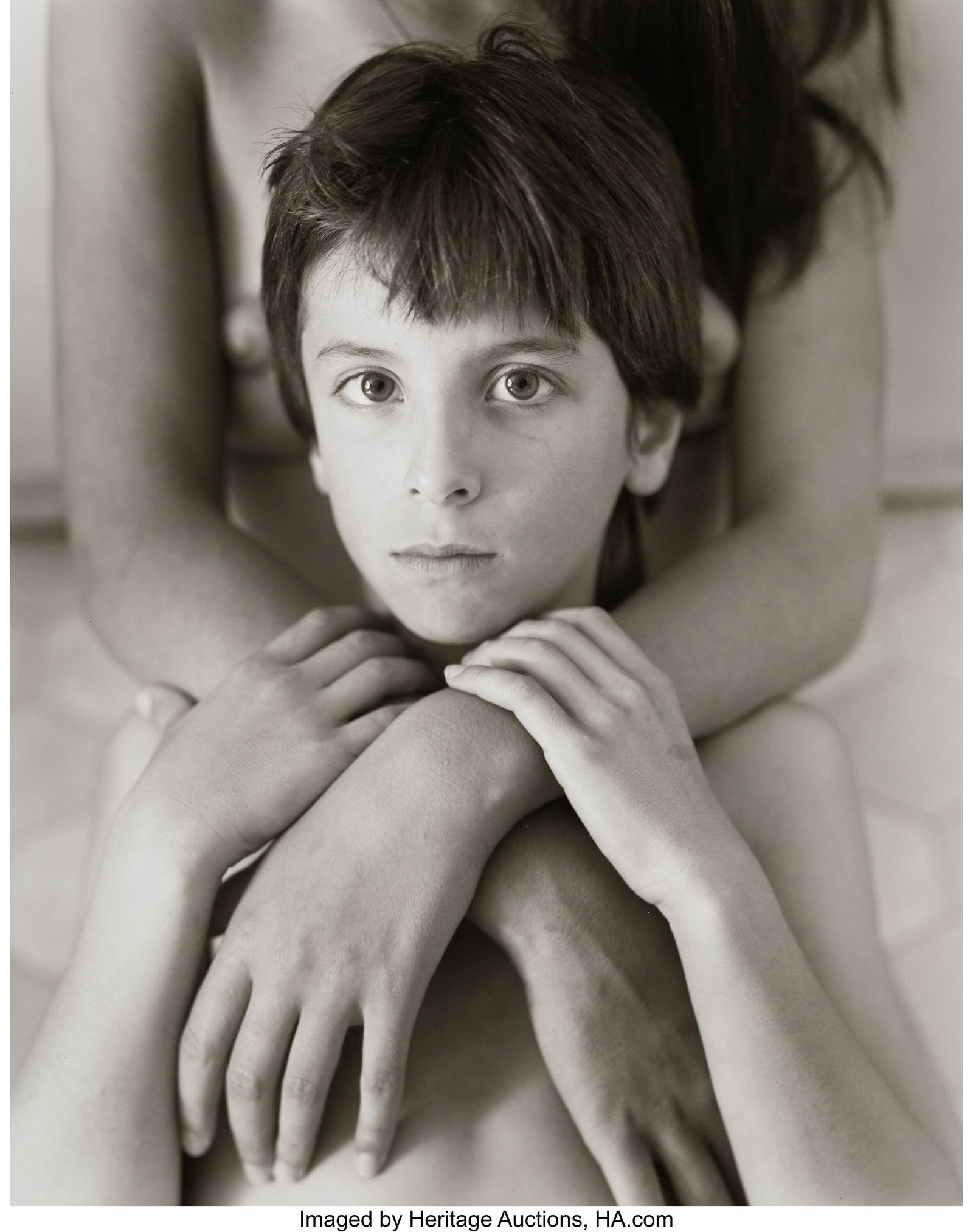 Jock Sturges (American, b. 1947) Valetin, 1991 G: Jock Sturges (American, b. 1947) Valetin, 1991 Gelatin silver print 18-1/4 x 14-3/8 inches (46.4 x 36.5 cm) (image) 20 x 16 inche