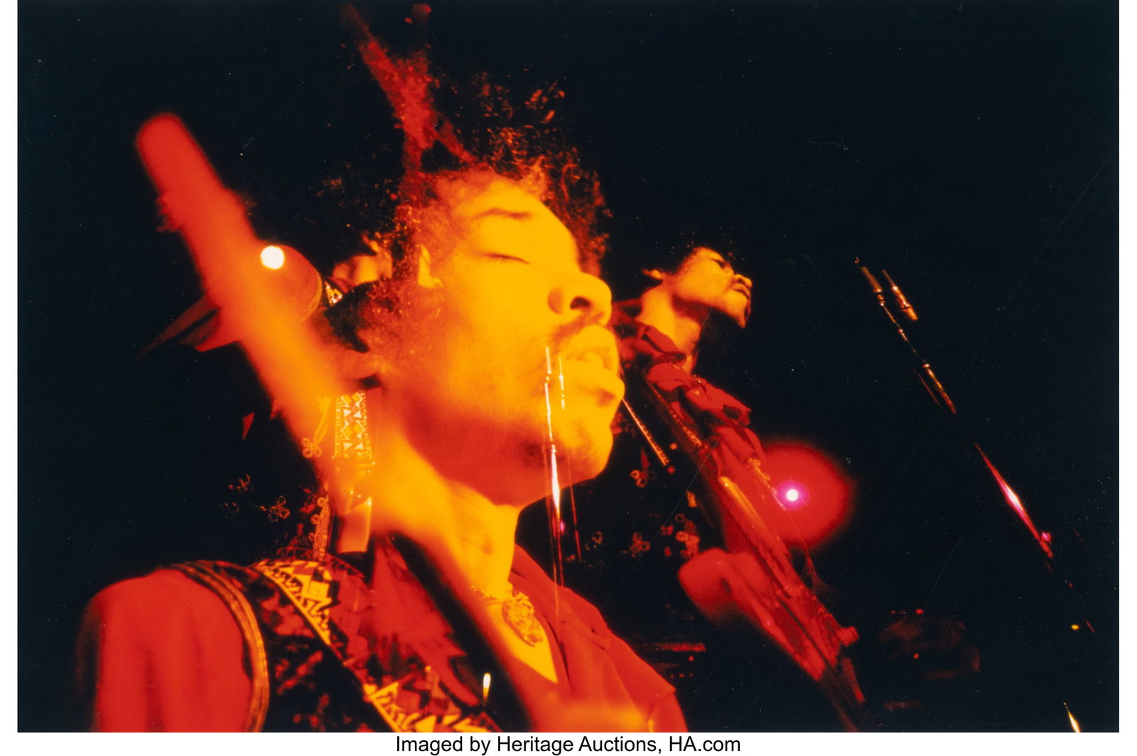 Jim Marshall (American, 1936-2010) Jimi Hendrix, (1 of 2)