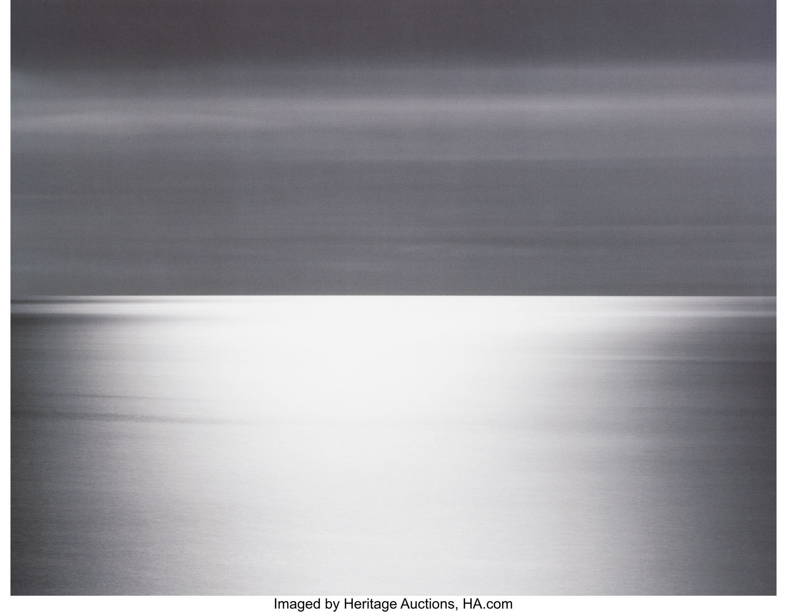 Hiroshi Sugimoto (Japanese, b. 1948) North Atlan: Hiroshi Sugimoto (Japanese, b. 1948) North Atlantic Ocean, Cape Breton Island, 1996 Lithograph print 14-1/2 x 18-1/2 inches (36.8 x 47.0 c