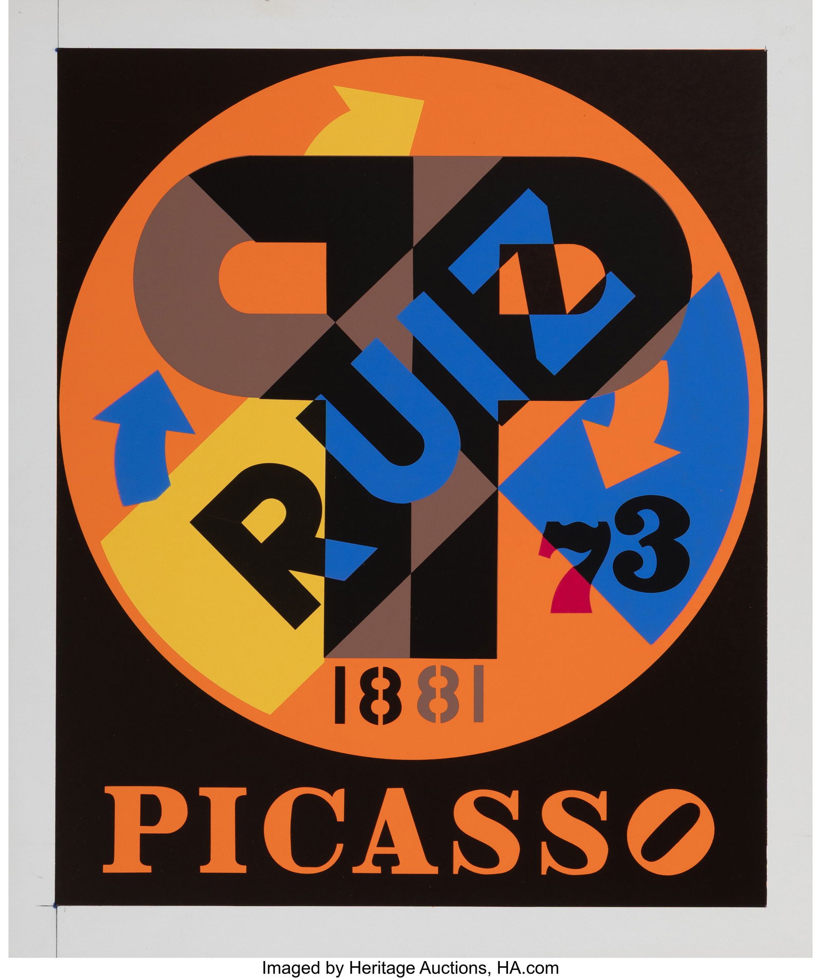 Robert Indiana (1928-2018) Picasso, from The Ame (1 of 1)