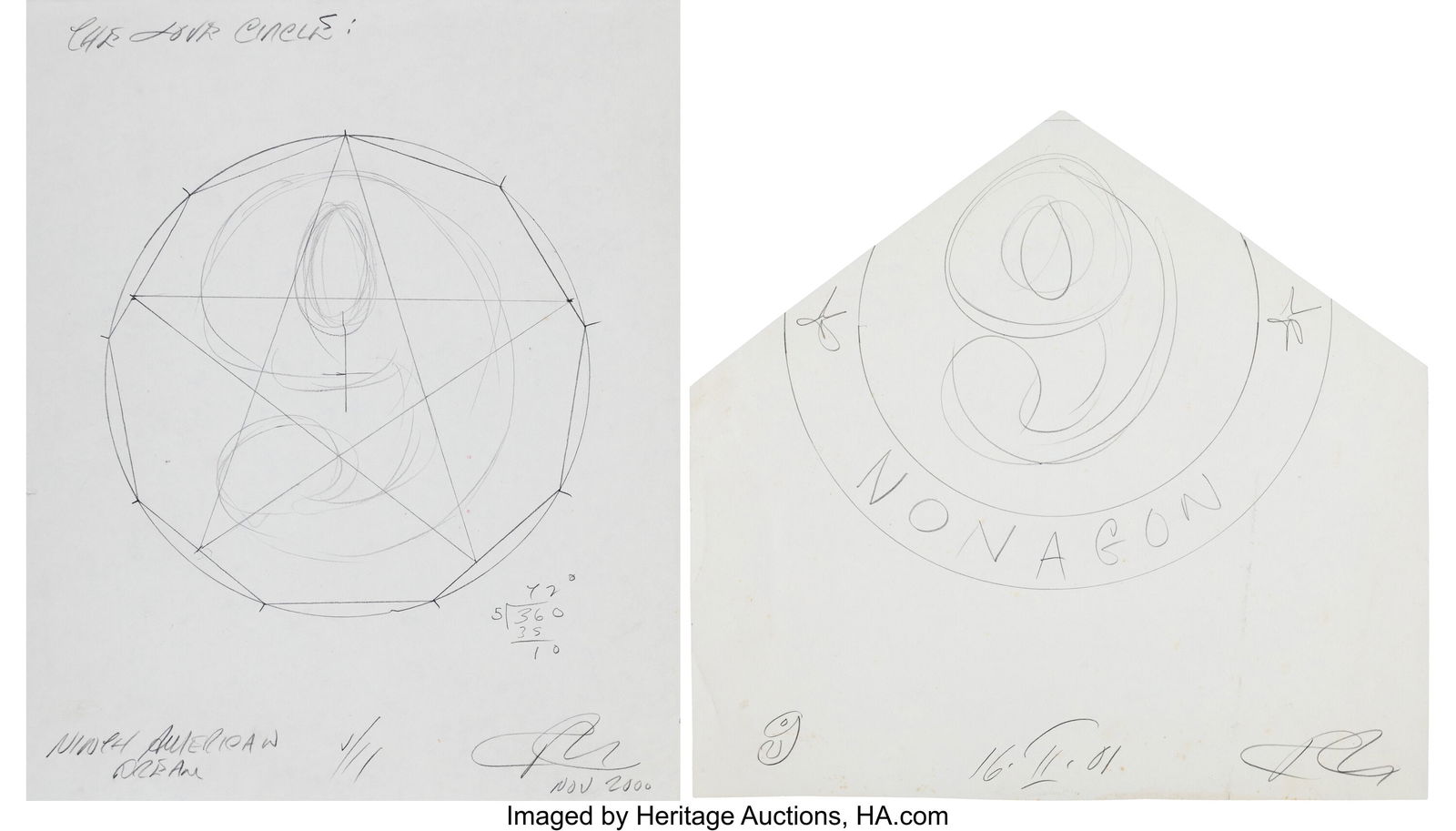 Robert Indiana (1928-2018) Ninth American Dream; (1 of 4)
