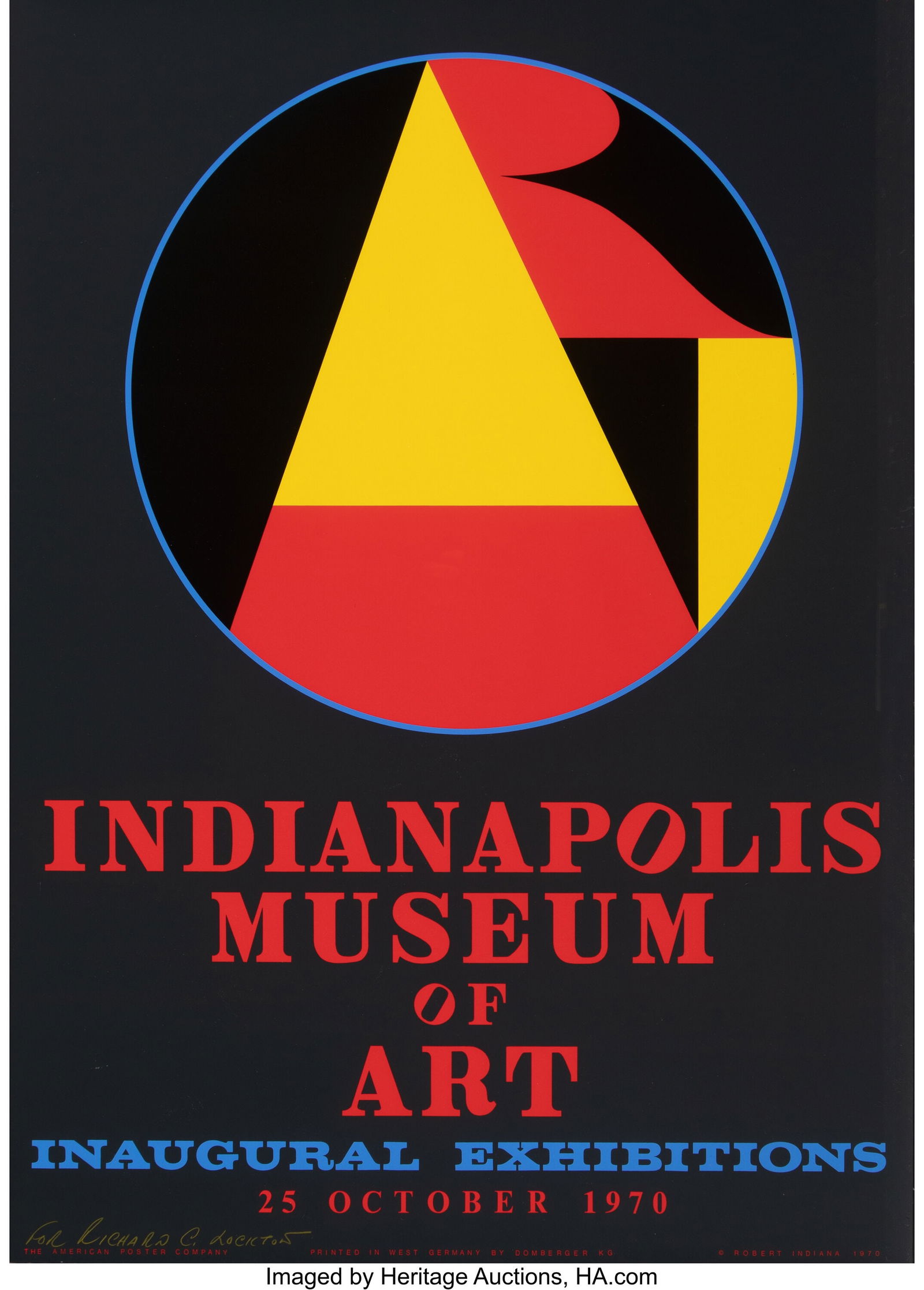 Robert Indiana (1928-2018) Indianapolis Museum o (1 of 1)