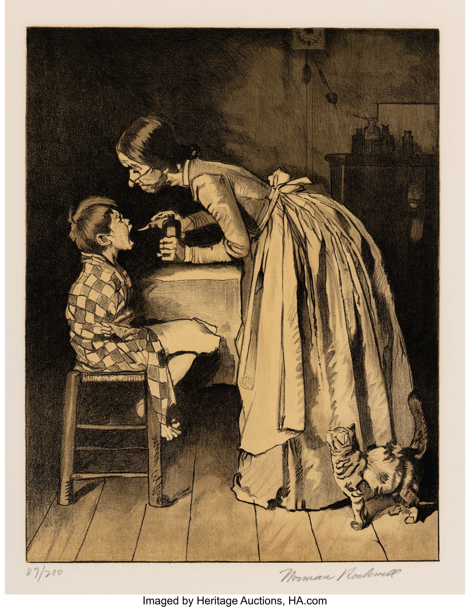 Norman Rockwell (American, 1894-1978) Tom Sawyer (1 of 10)