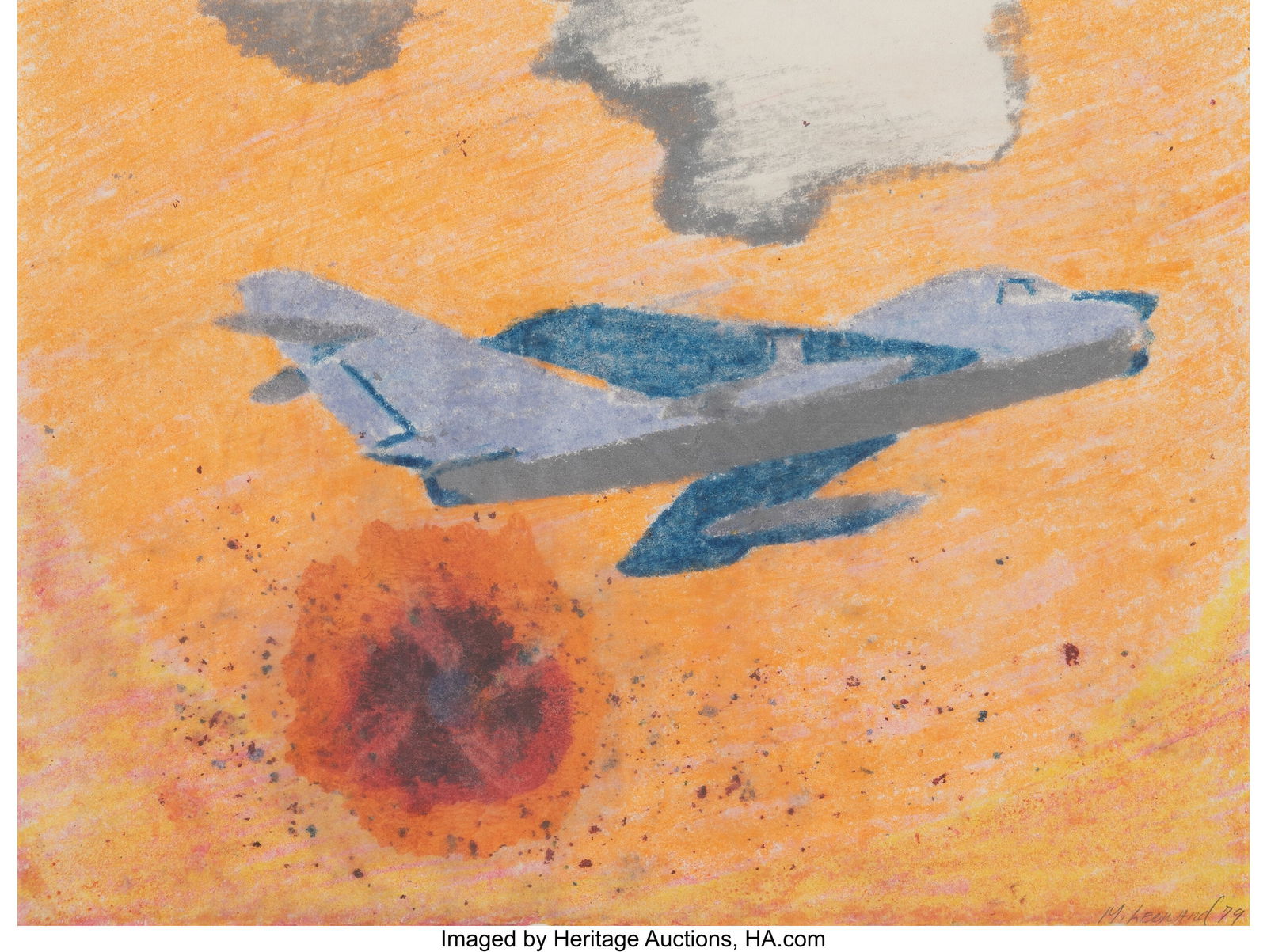 Mike Leonard (American, 20th Century) Untitled ( (1 of 2)