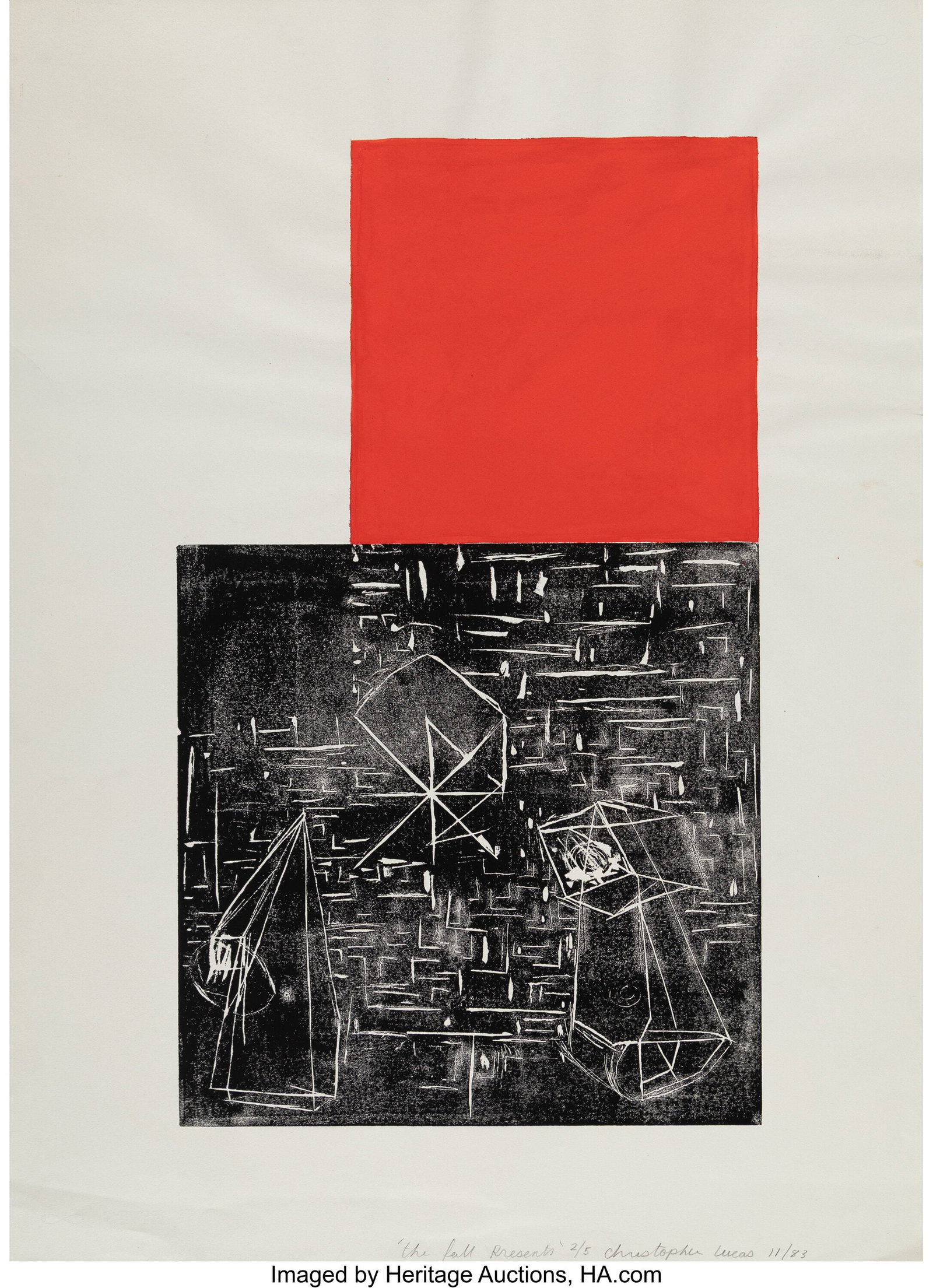 Christopher Lucas (American, 20th Century) The F (1 of 2)