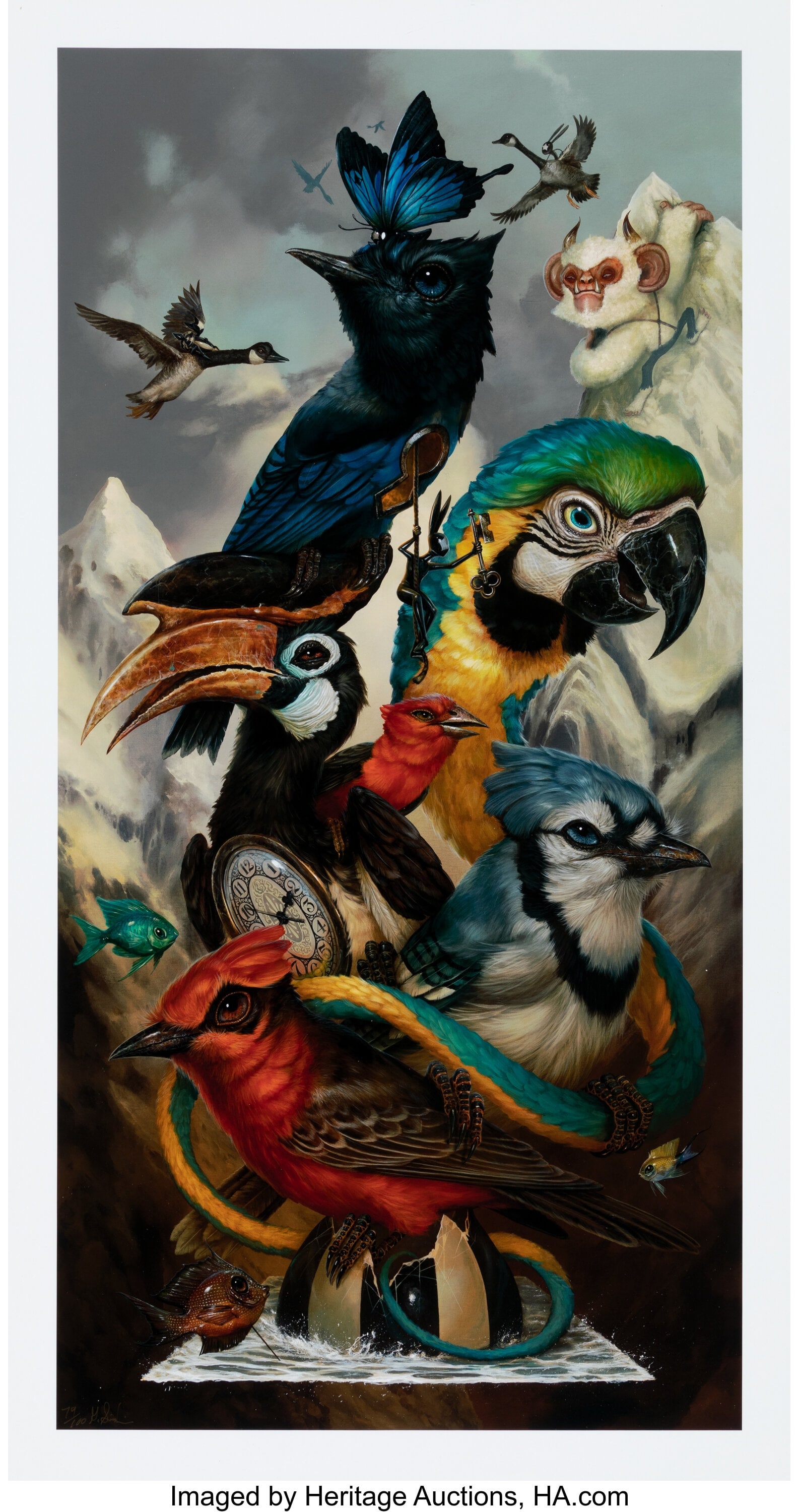 Greg (Craola) Simkins (b. 1975) Hatchlings, 2019 (1 of 1)