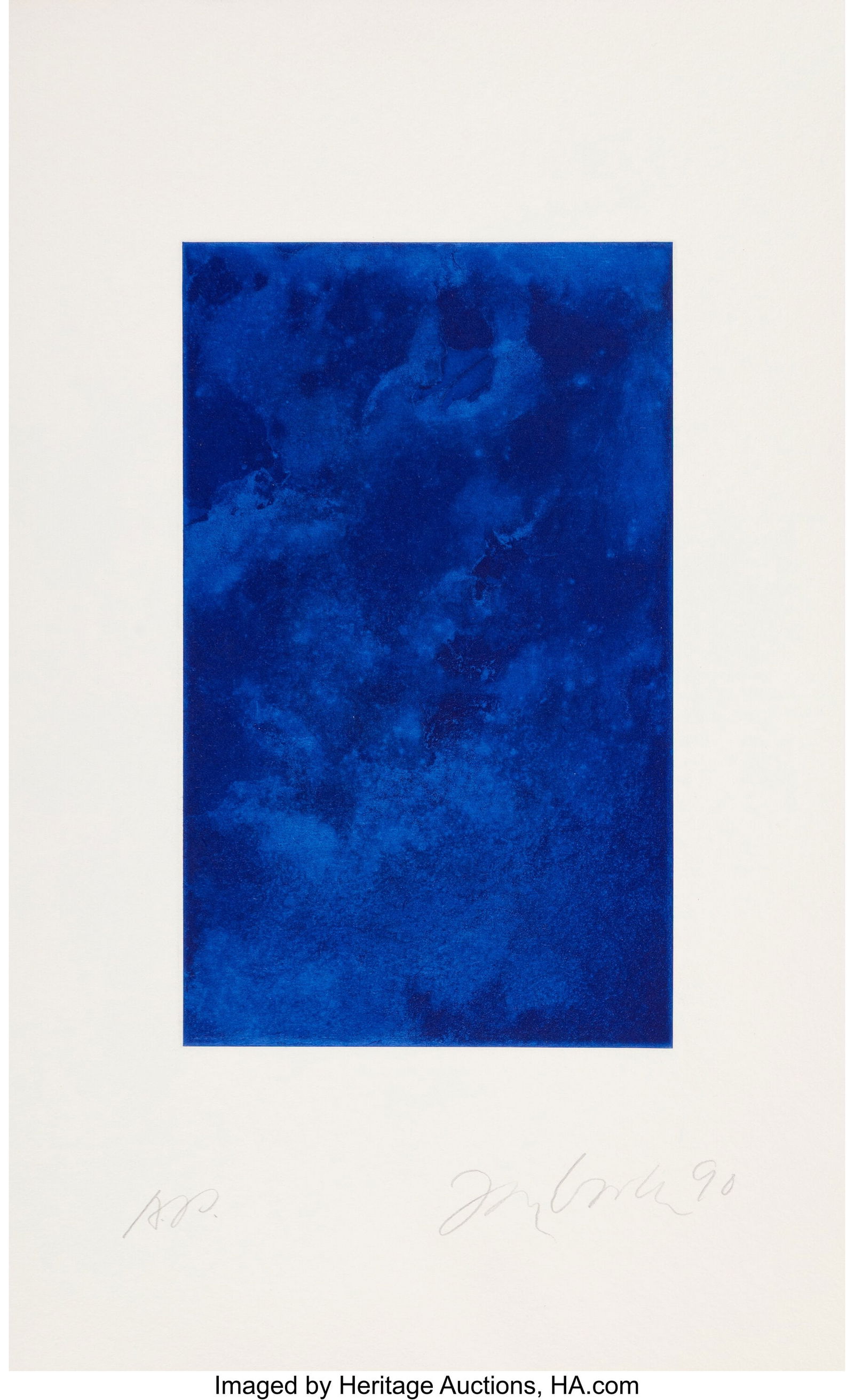 Joe Goode (1937-2025) Water Etching 3, 1990 Etch (1 of 2)