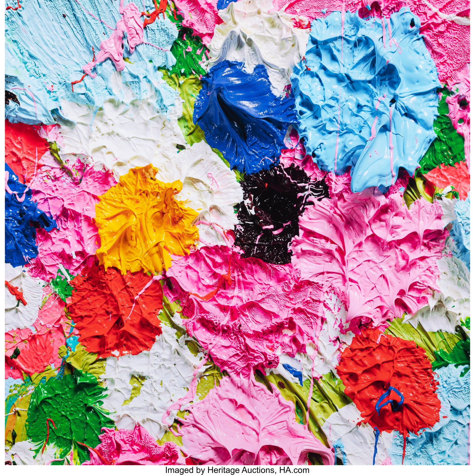 Damien Hirst (b. 1965) Fruitful, 2020 Laminated: Damien Hirst (b. 1965) Fruitful, 2020 Laminated giclée print on aluminum composite panel 30-3/4 x 30-3/4 inches (78 x 78 cm) (panel) Ed&period