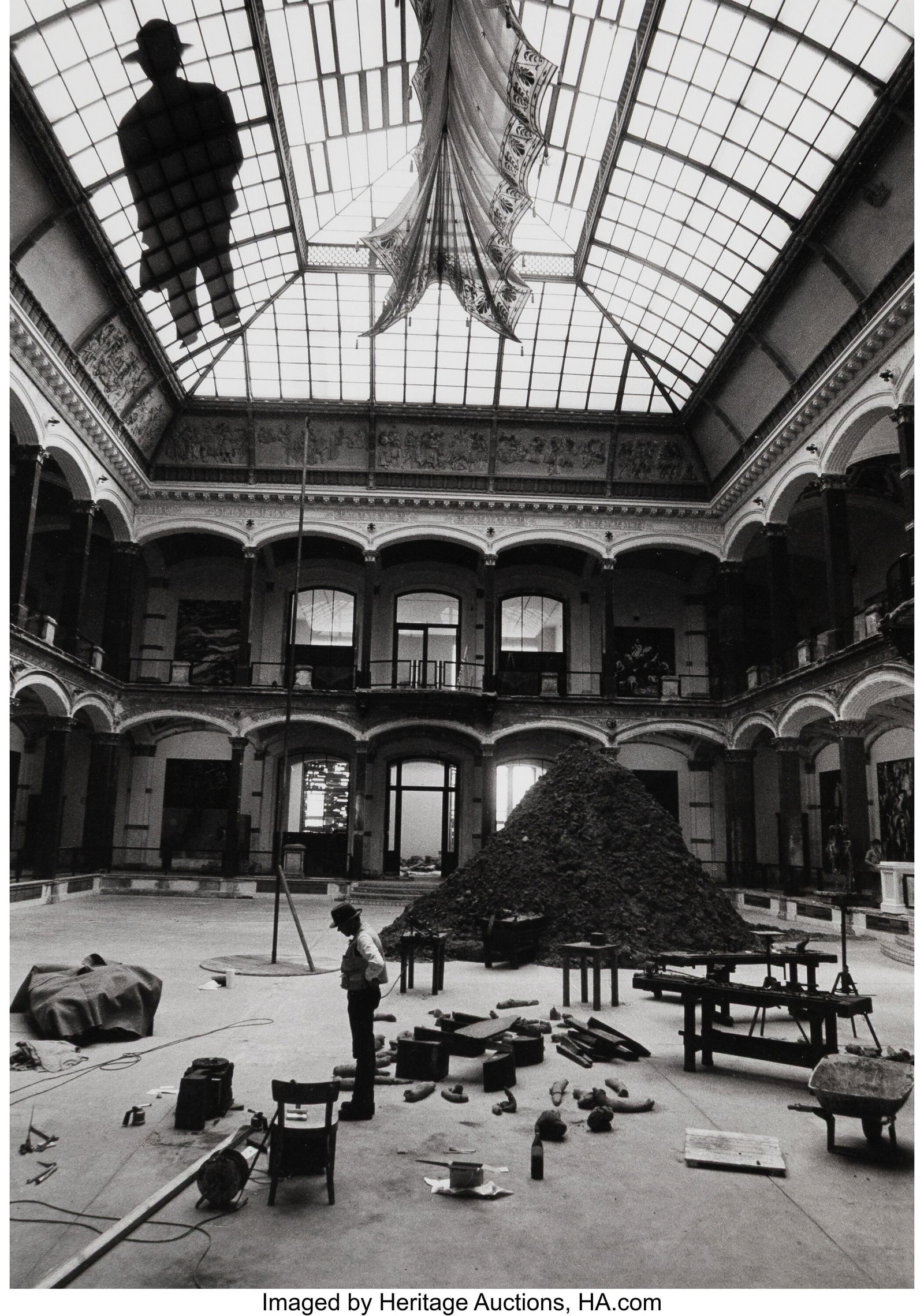 Barbara Klemm (German, b. 1939) Joseph Beuys, Be: Barbara Klemm (German, b. 1939) Joseph Beuys, Berlin, 1982 Gelatin silver print 15 x 10-1/4 inches (38.1 x 26.0 cm) (image) 16