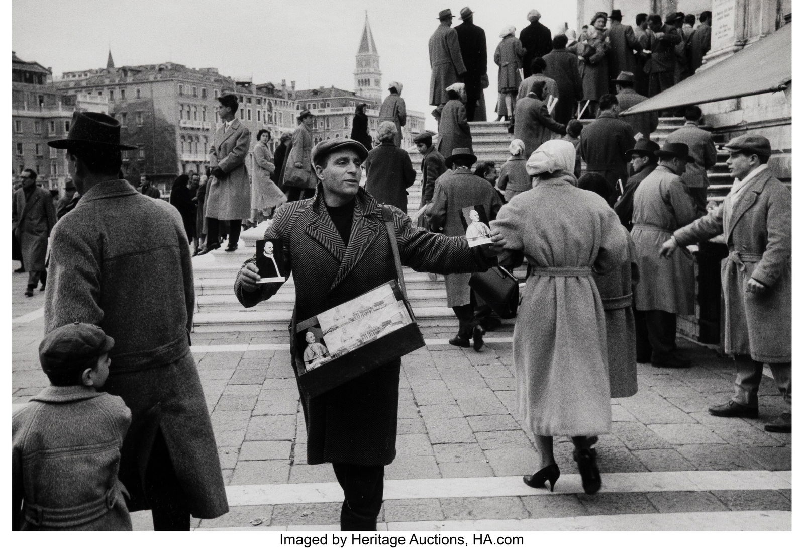 Gianni Berengo Gardin (Italian, 1930-2025) Venez: Gianni Berengo Gardin (Italian, 1930-2025) Venezia, 1963 Gelatin silver print on Agfa paper 10-1/4 x 14-3/4 inches (26.0 x 37.5 cm) (image&rp